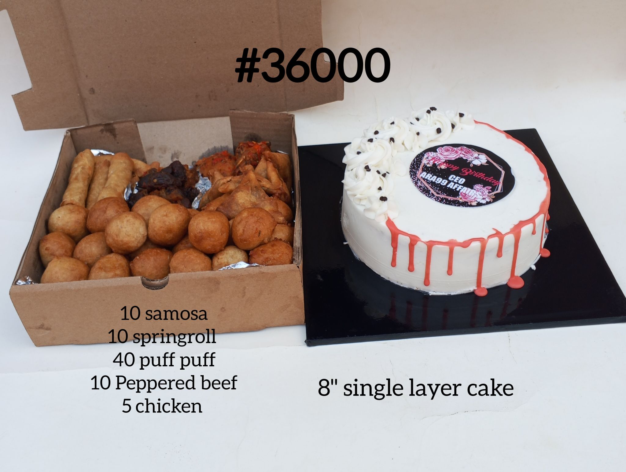 Alot chops n Treats Ibadan Facebook ad: Perfect for a mini party