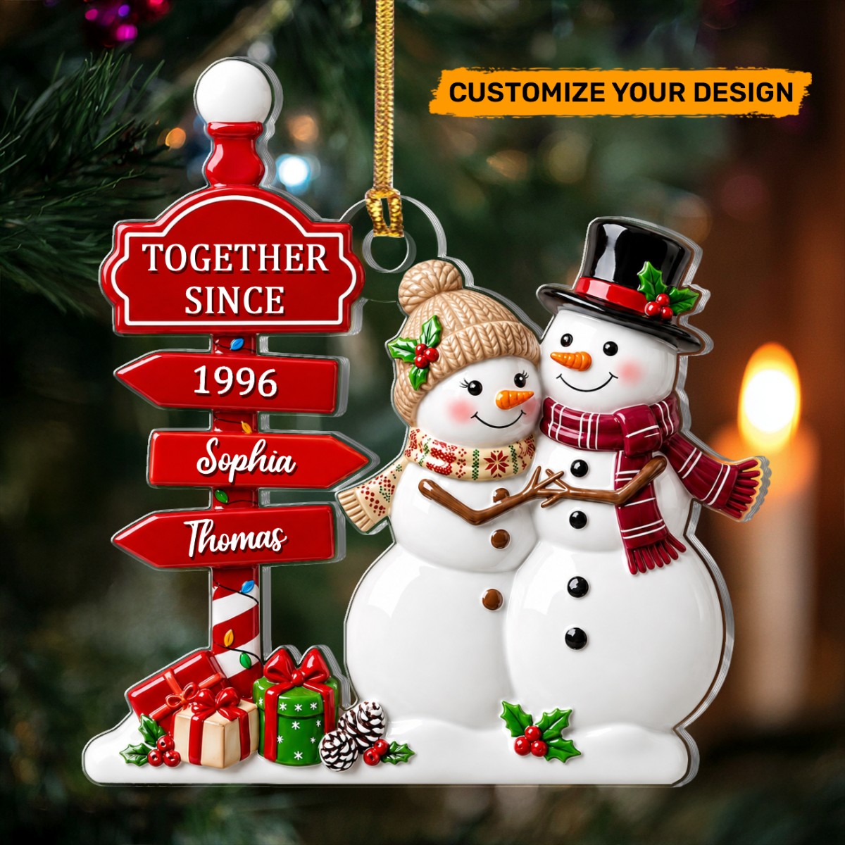 Joymade Facebook ad: Gift For Husband - Our Snowy Love Story - Personalized…