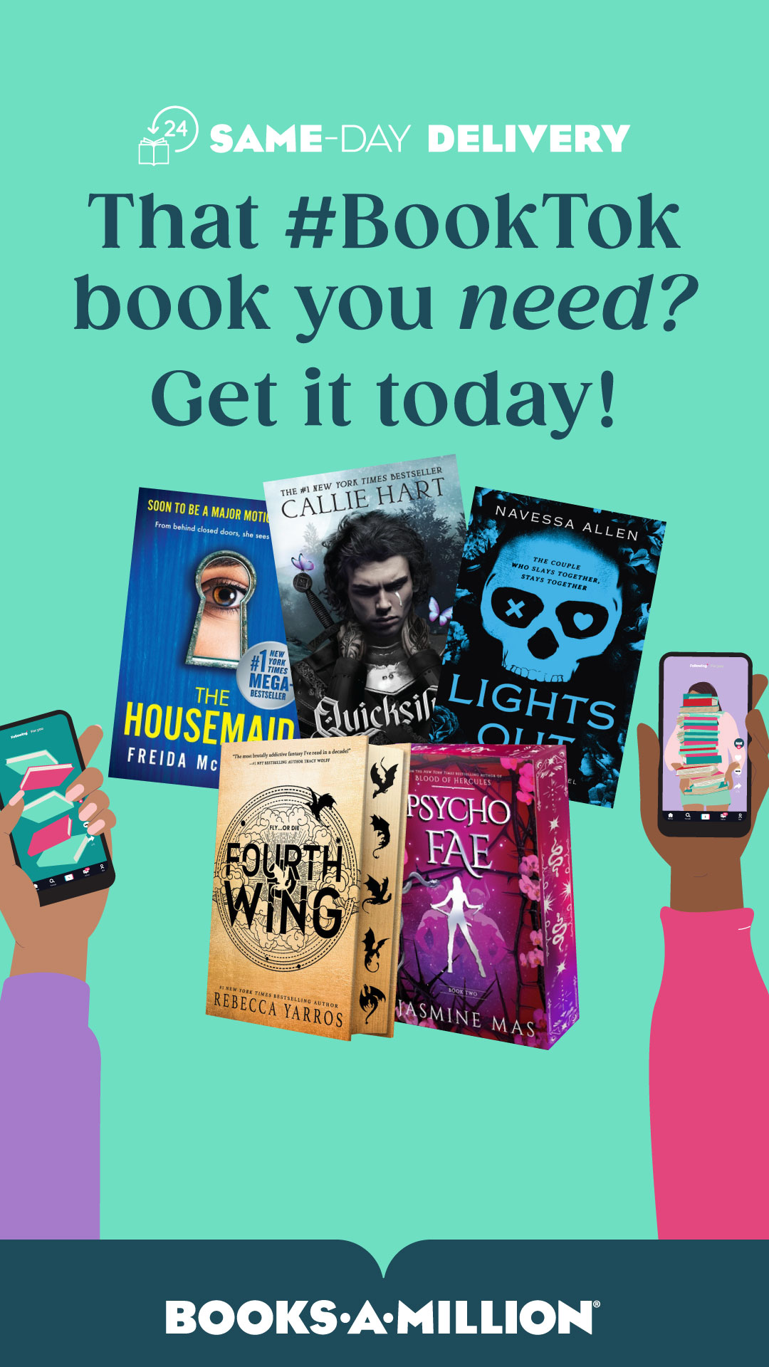Books-A-Million Facebook ad
