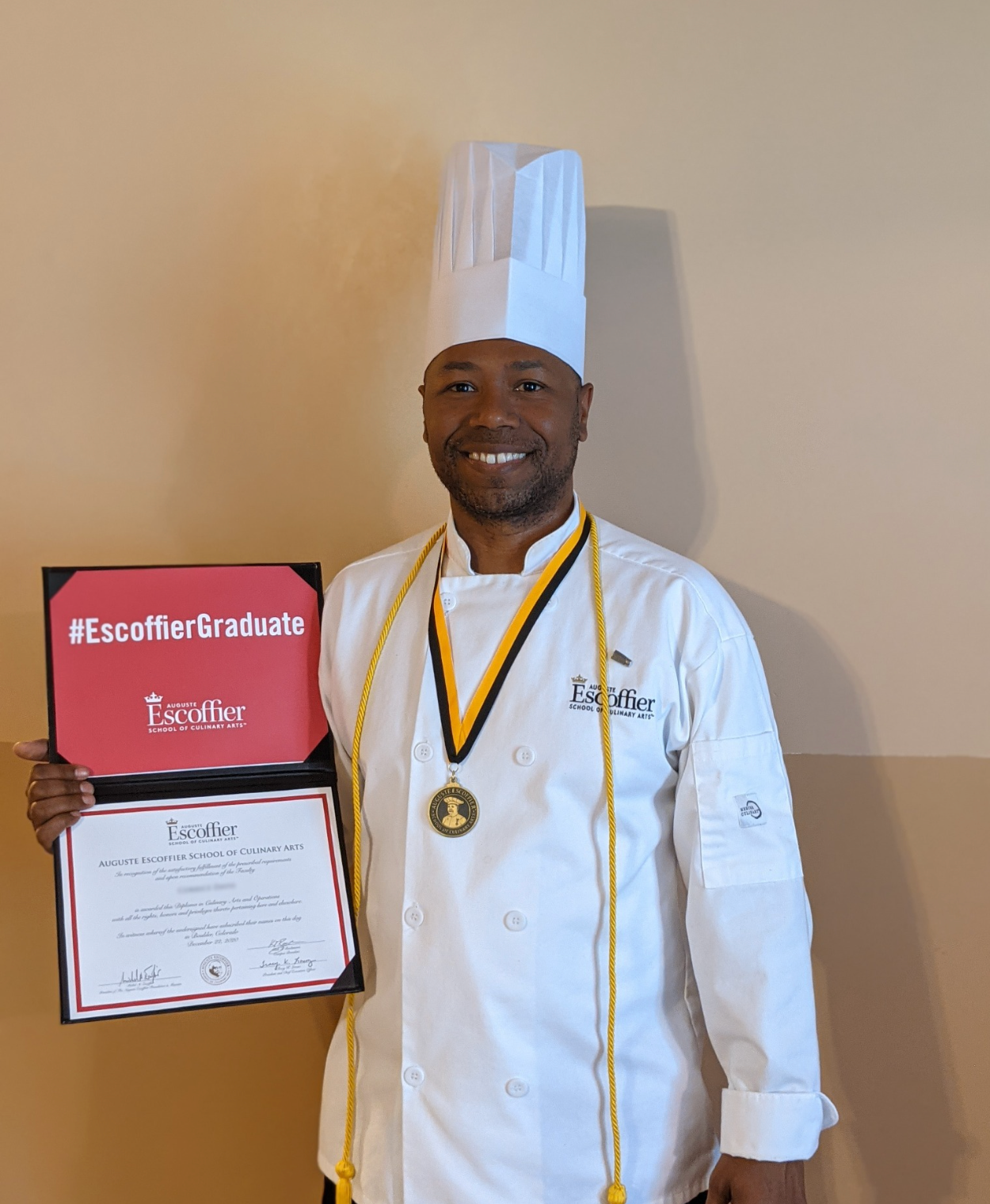 Auguste Escoffier School of Culinary Arts Facebook ad