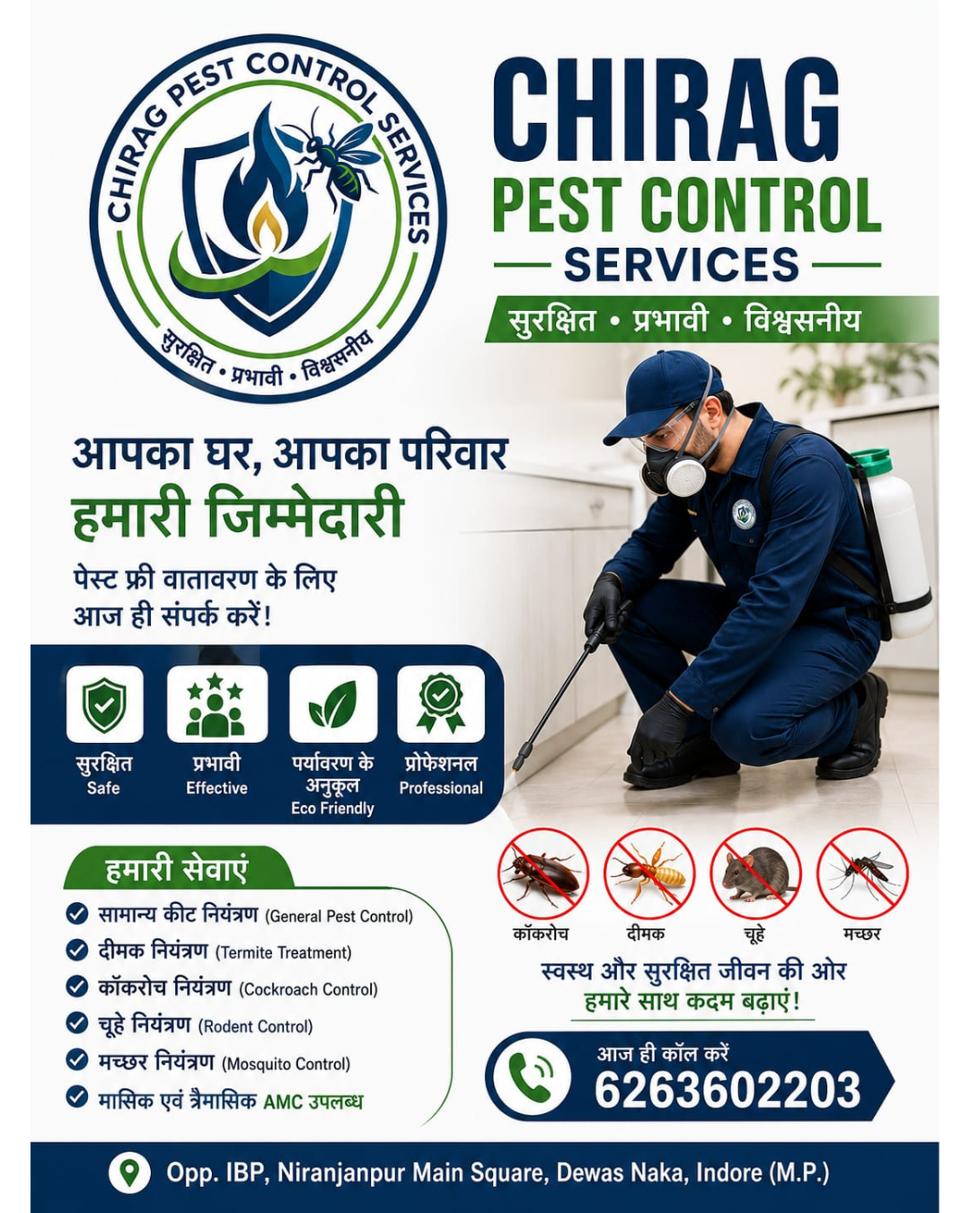 Chirag Pest Control Services Facebook ad