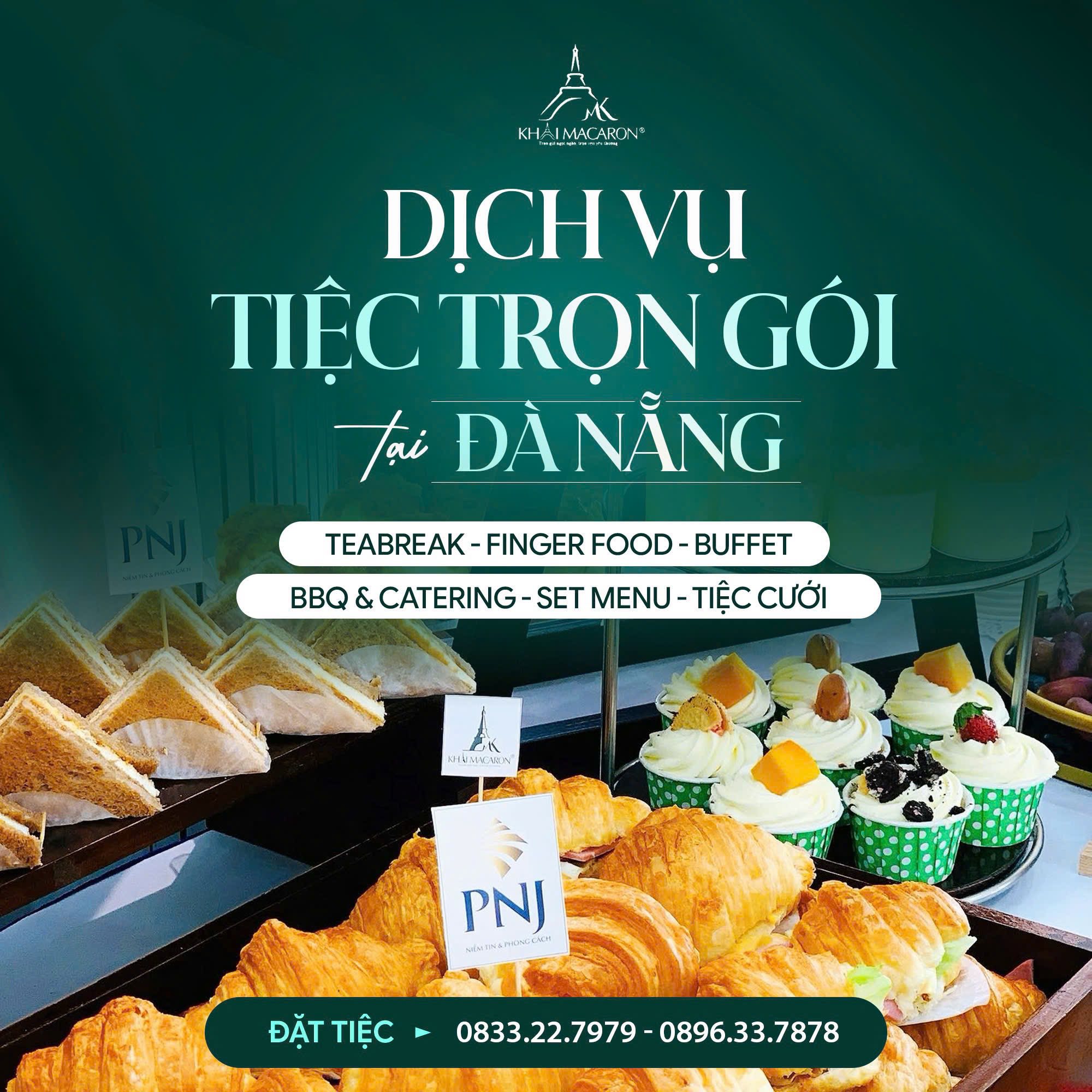 Tiệc Teabreak Đà Nẵng - Khai Macaron MK Facebook ad: DỊCH VỤ TỔ CHỨC - SETUP TIỆC TRỌN…