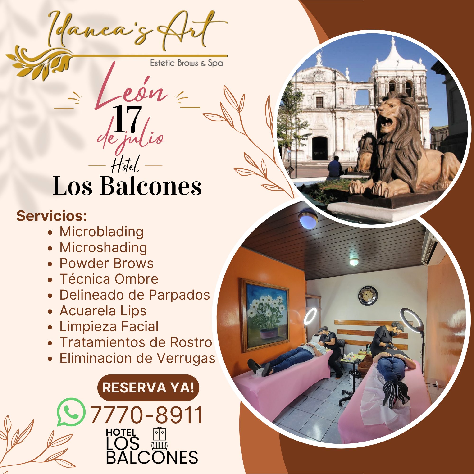 Idanea's Art Facebook ad: LEÓN, NOS VEMOS ESTE VIERNES 17 DE JULIO