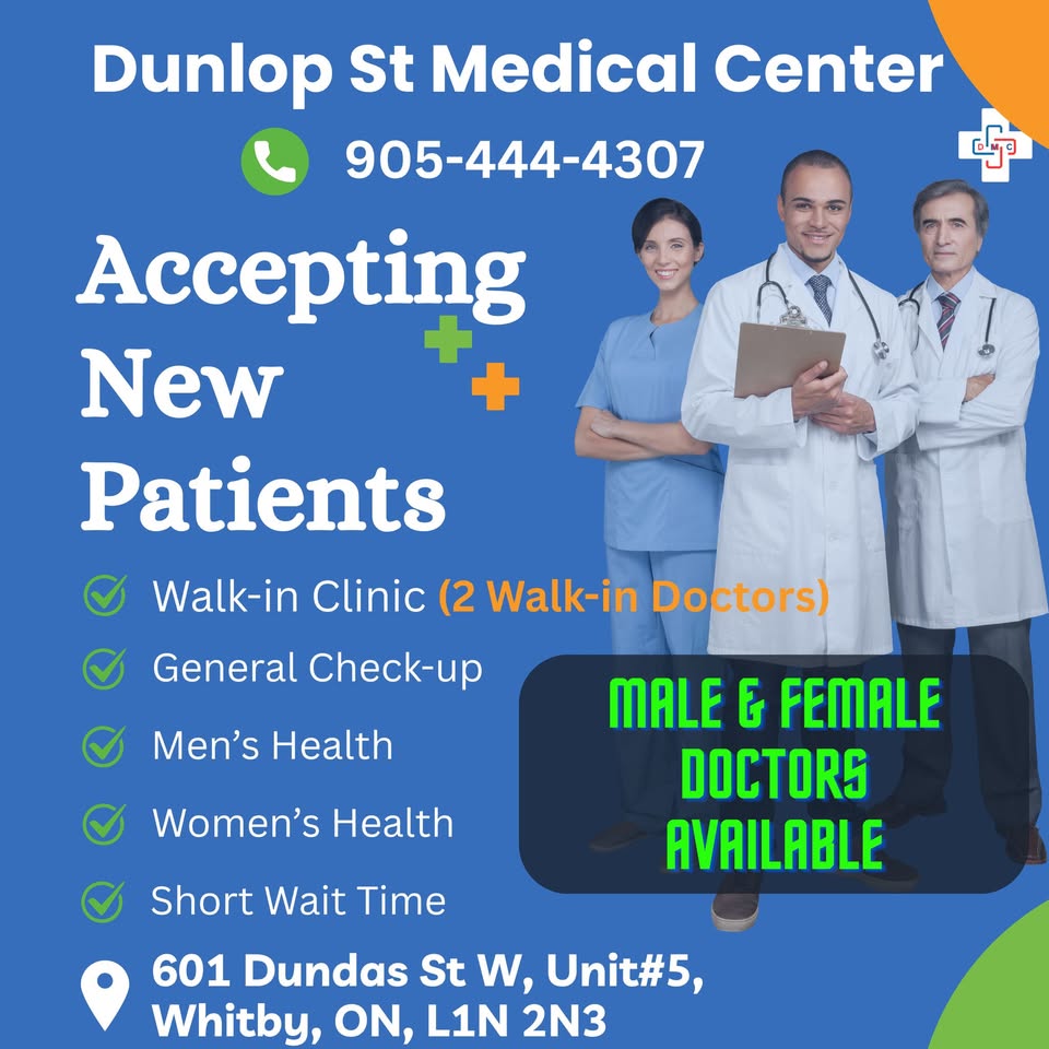 Dunlop St Medical Center Facebook ad: Accepting New Patients