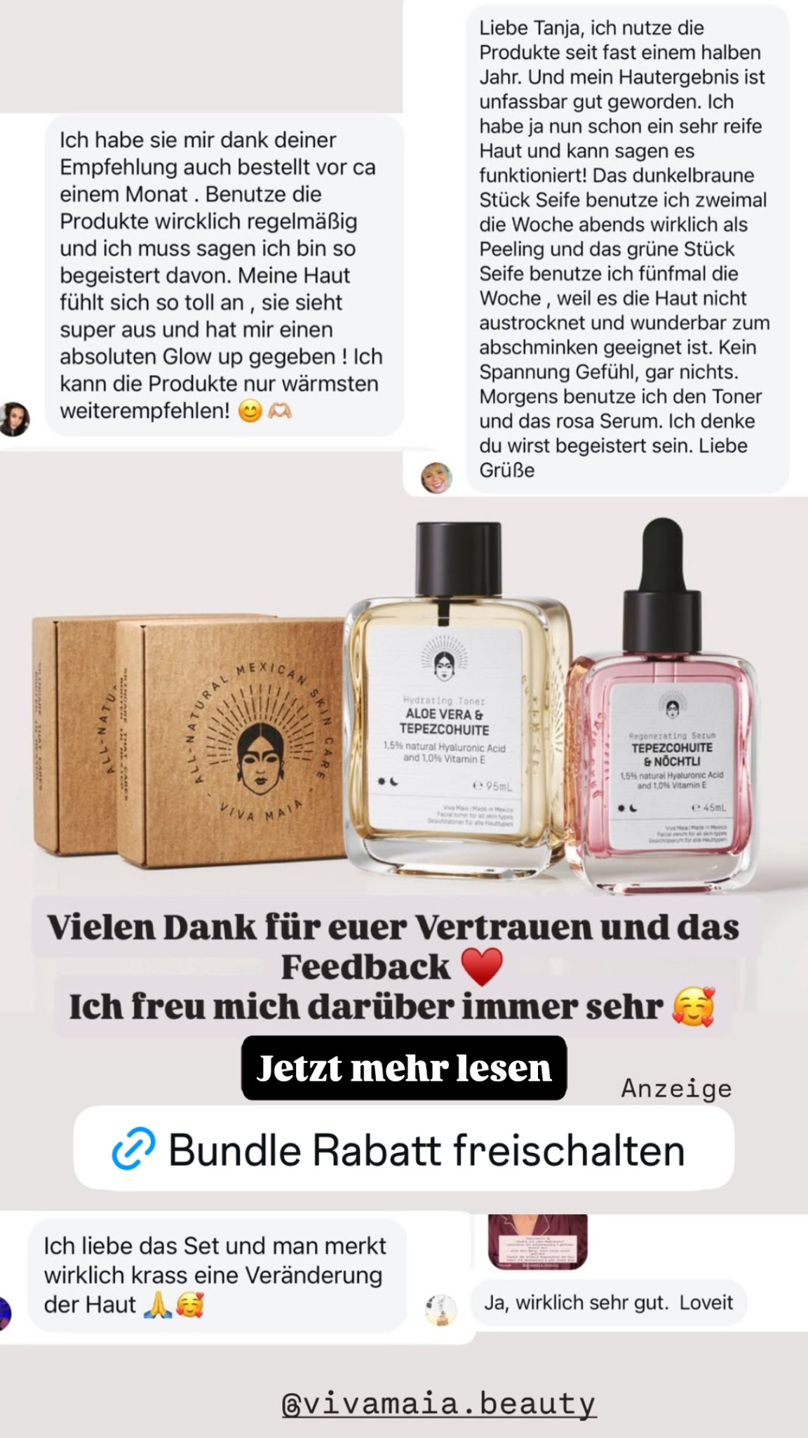 Viva Maia Beauty Facebook ad