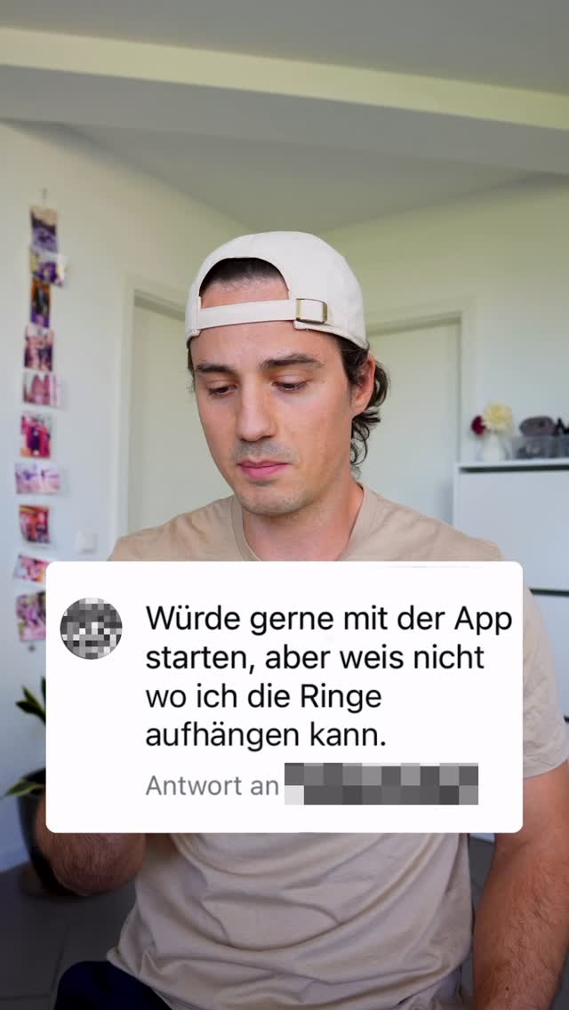 Paul Uhler Facebook ad: Wo kann ich eigentlich Turnringe aufhängen?