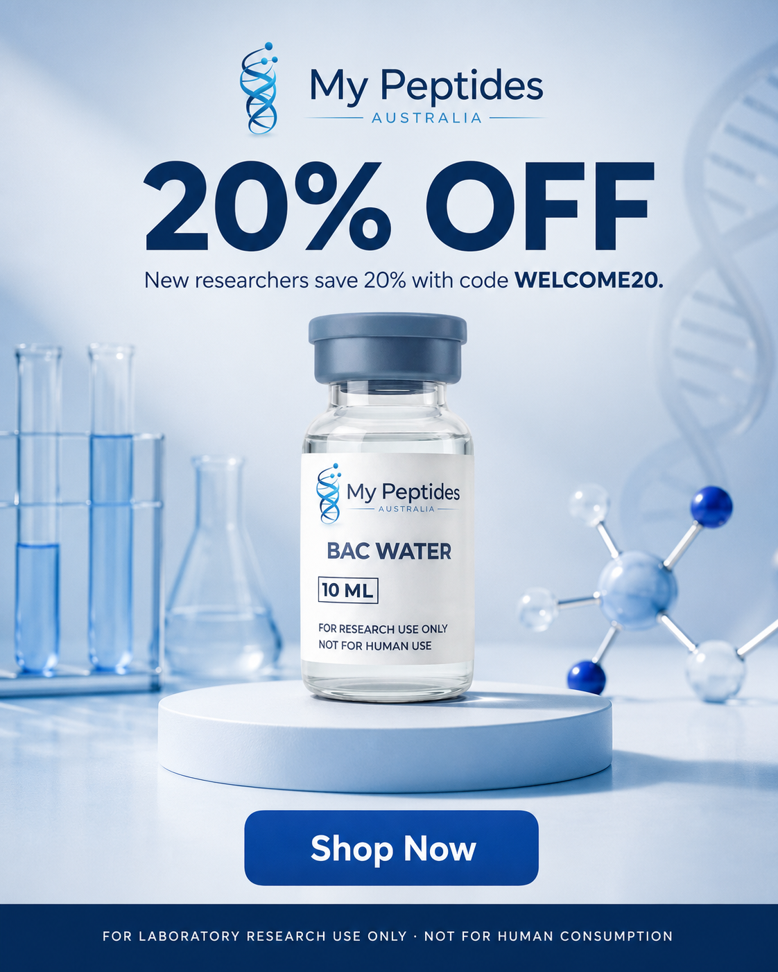 My Peps Australia Facebook ad: 20% Off. Code: WELCOME20