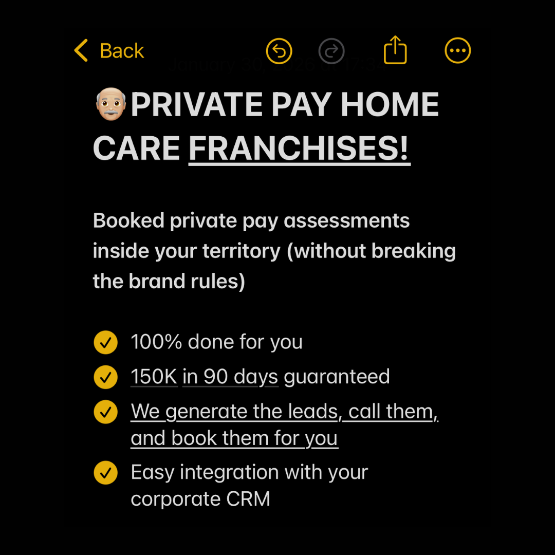 OBB - Home Care Growth Facebook ad