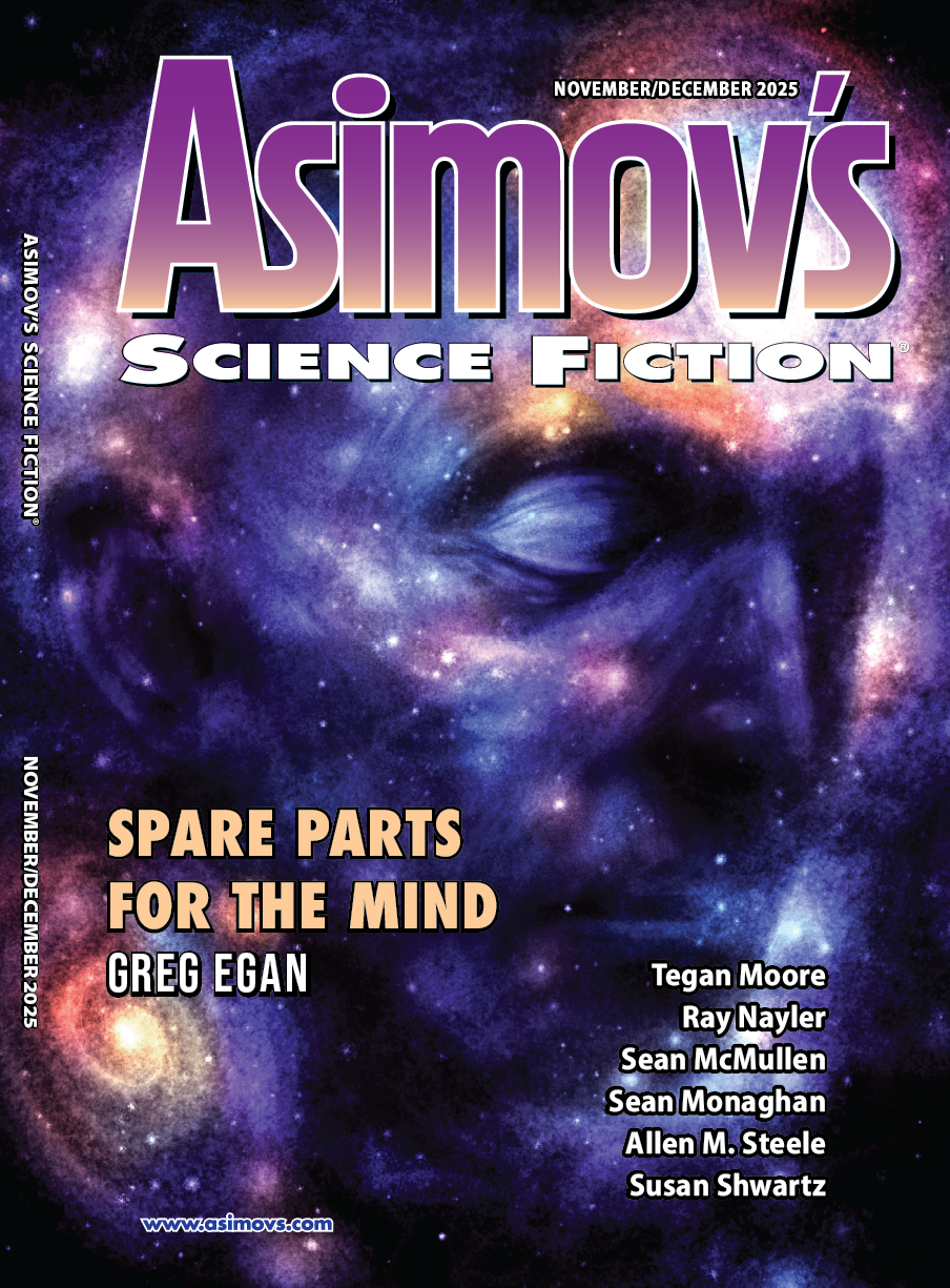 Asimov's Science Fiction Magazine Facebook ad from Jan 14, 2026