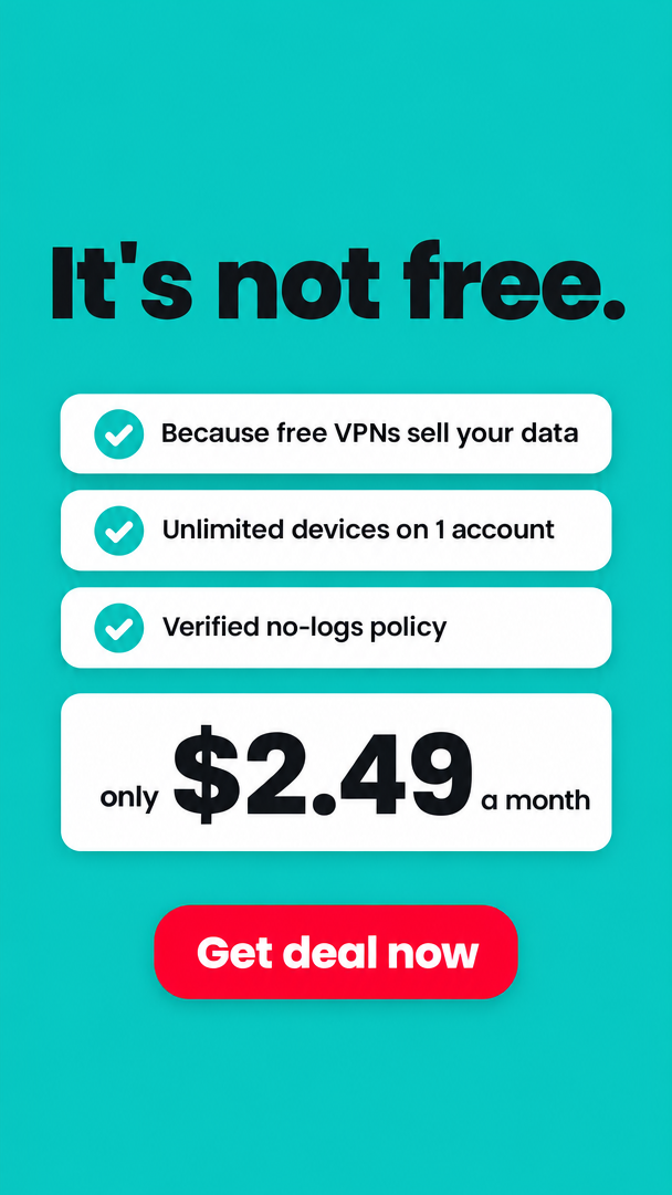 Surfshark Facebook ad: Surfshark up to 87% off + 3 months extra