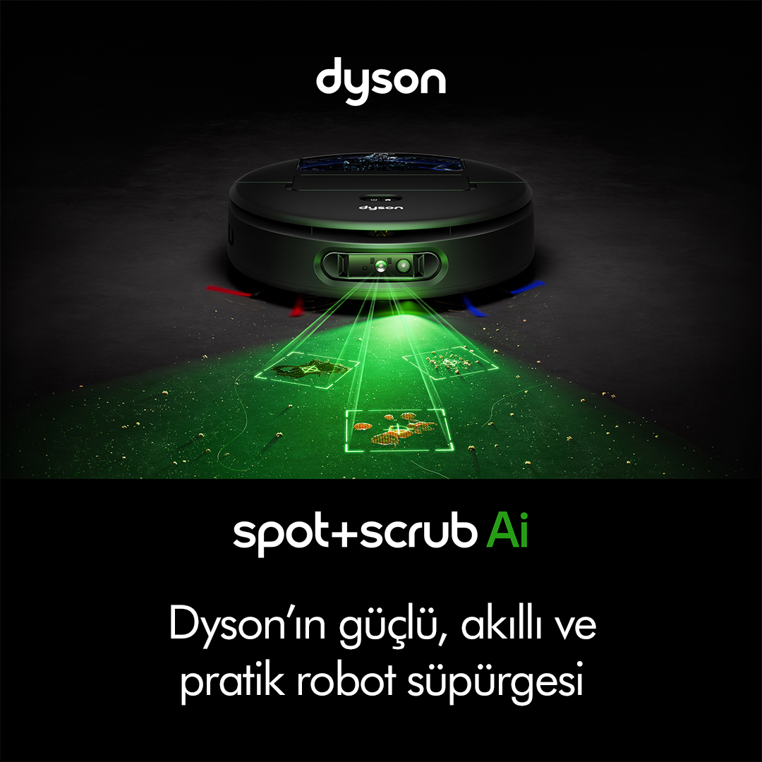 Dyson Facebook ad: Dyson Spot+Scrub Ai.