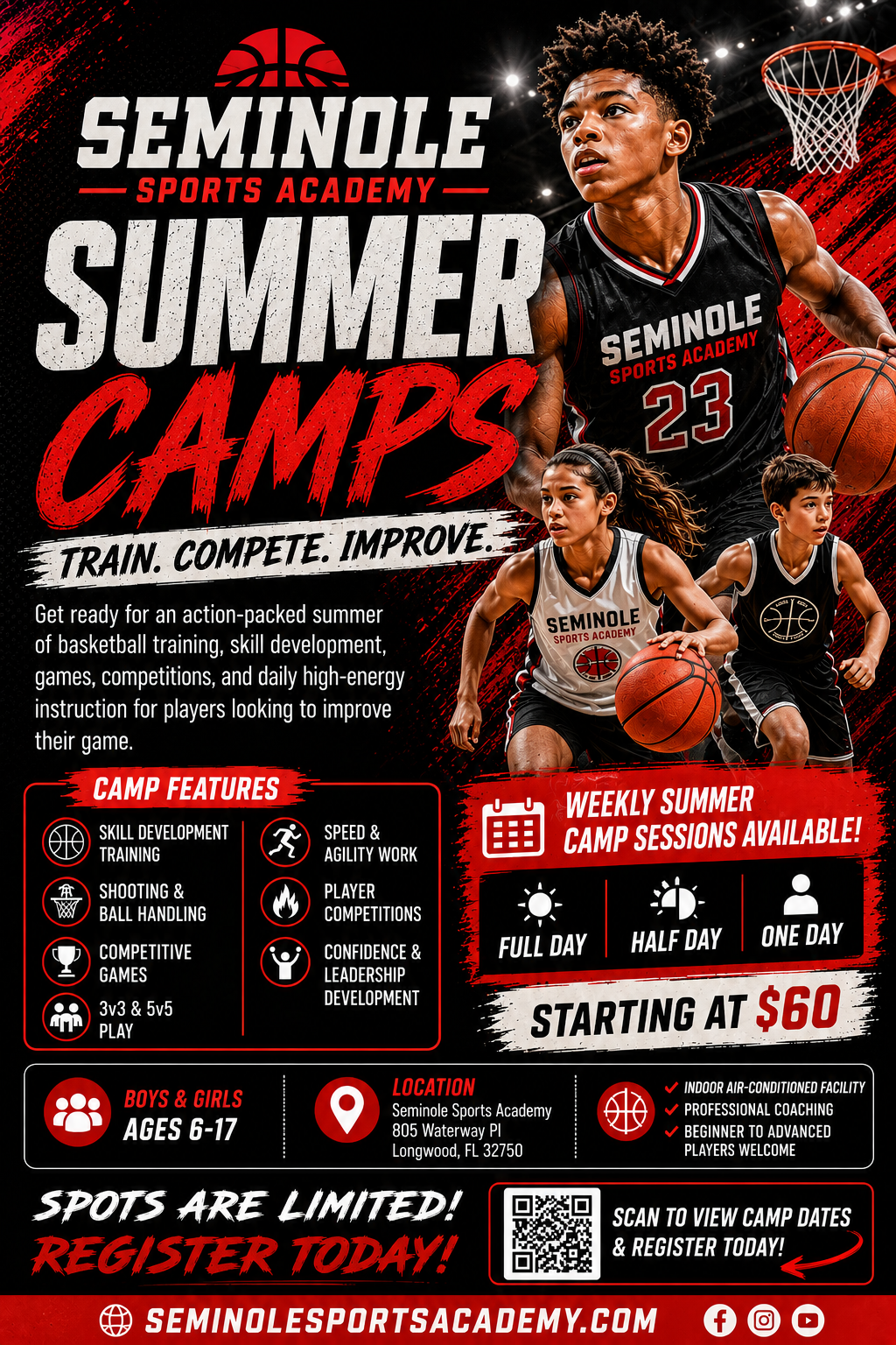 Seminole Sports Academy Facebook ad