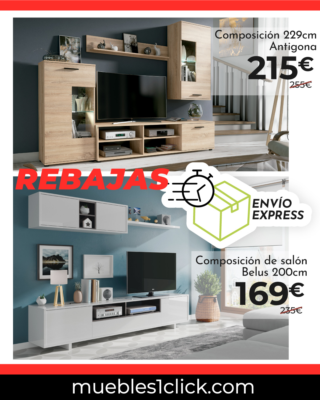 Muebles1click Facebook ad