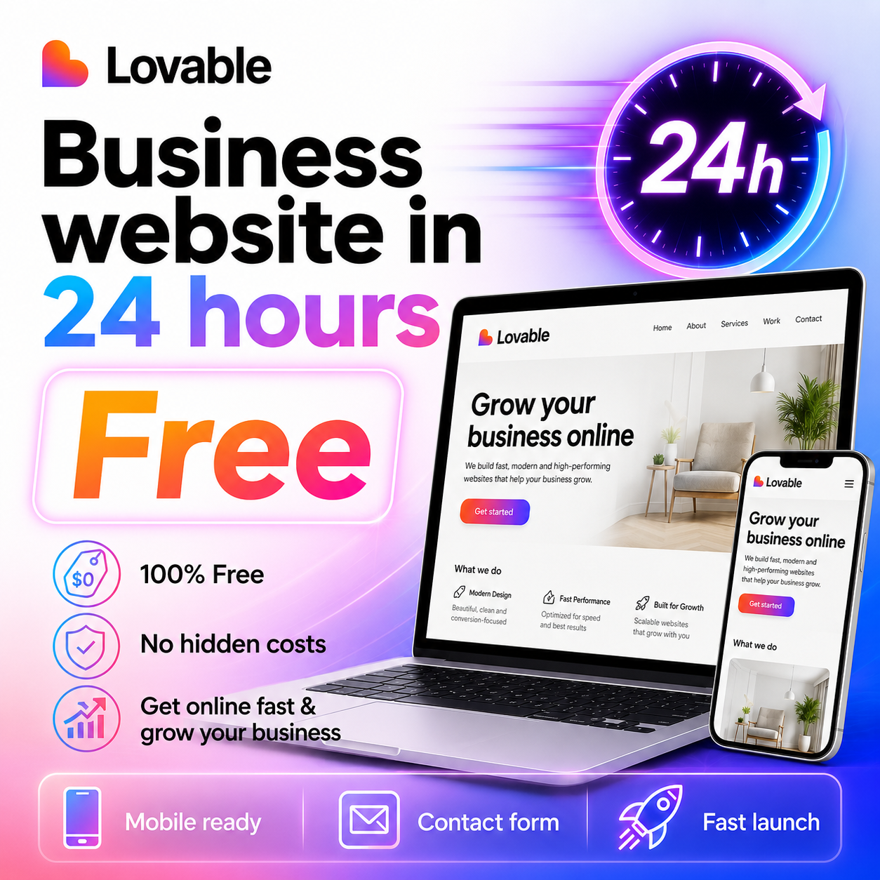 Justbeopen Facebook ad