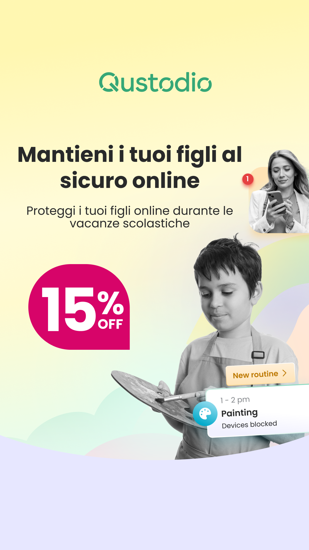 Qustodio Facebook ad