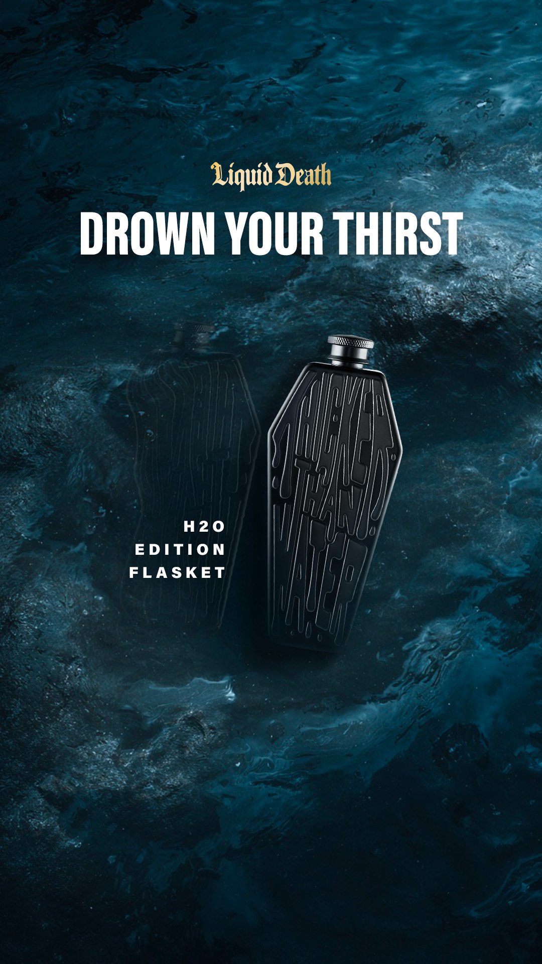 Liquid Death Facebook ad