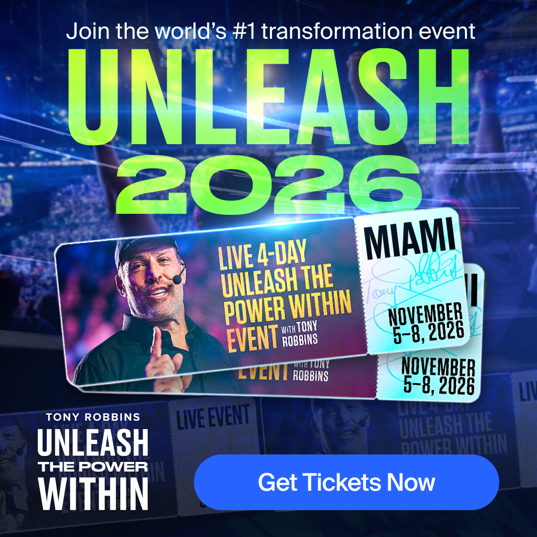 Tony Robbins Facebook ad