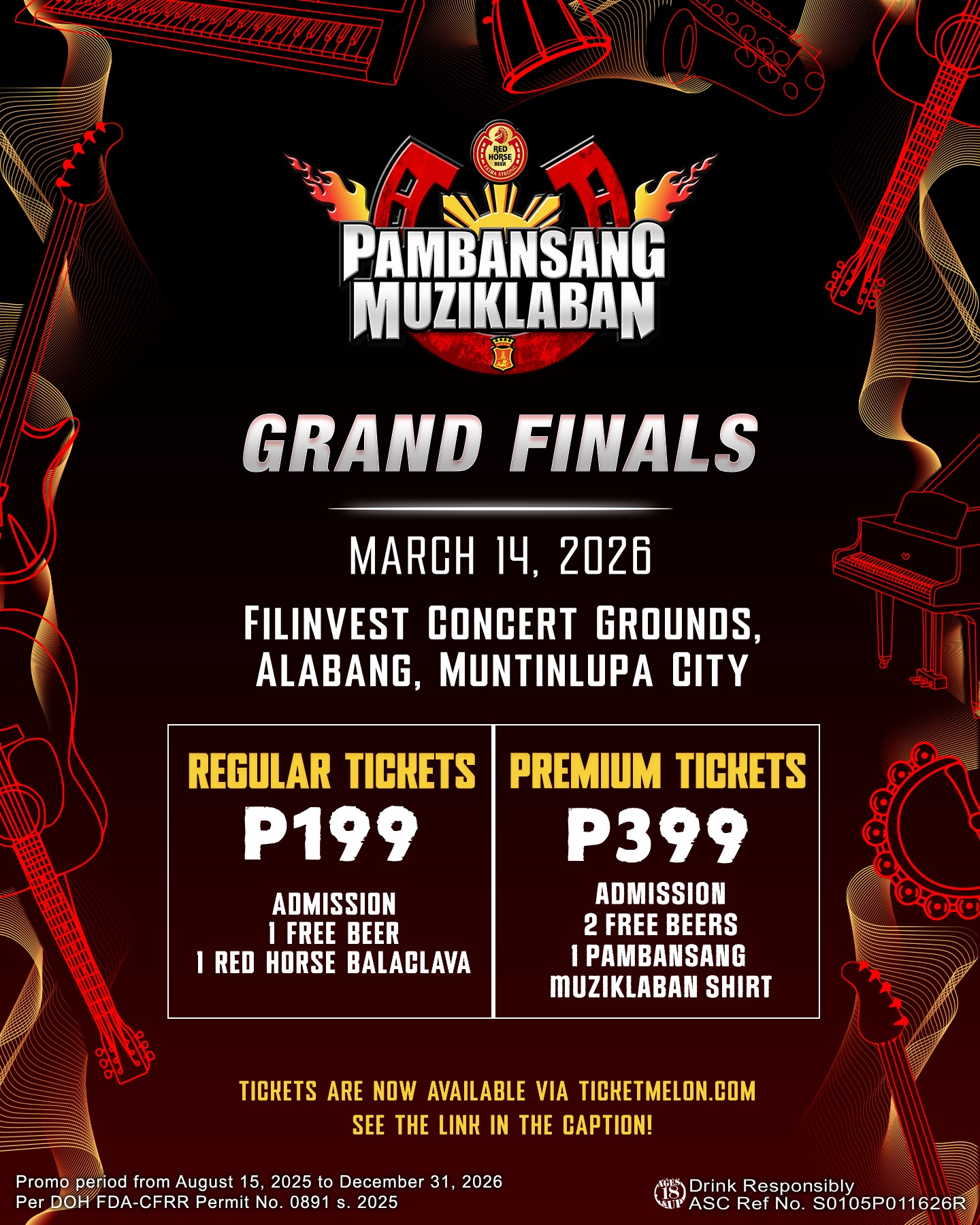 Red Horse Beer Muziklaban Facebook ad: Mga repa! Sino kaya ang susunod na tatanghalin…