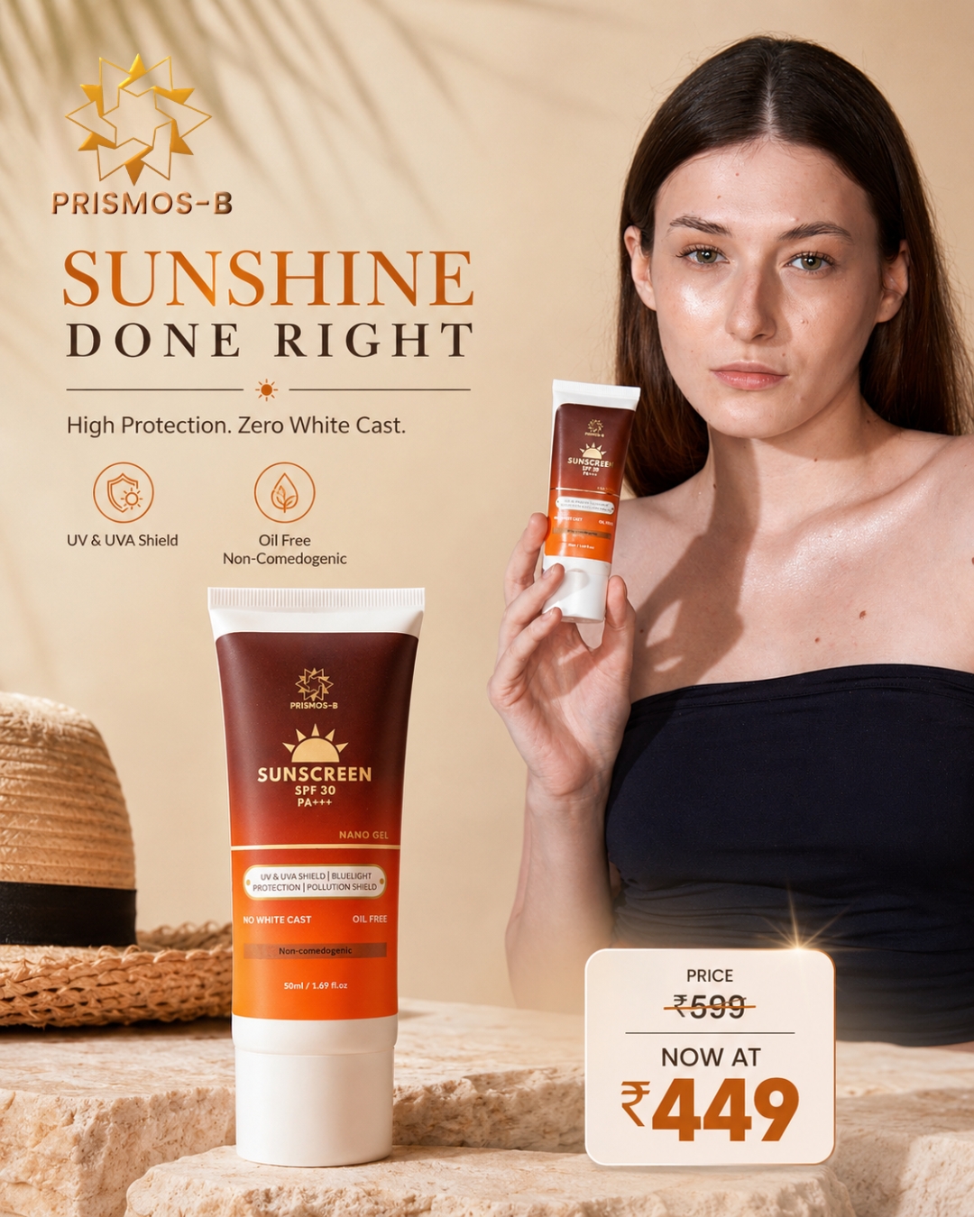 Prismos beauty Facebook ad