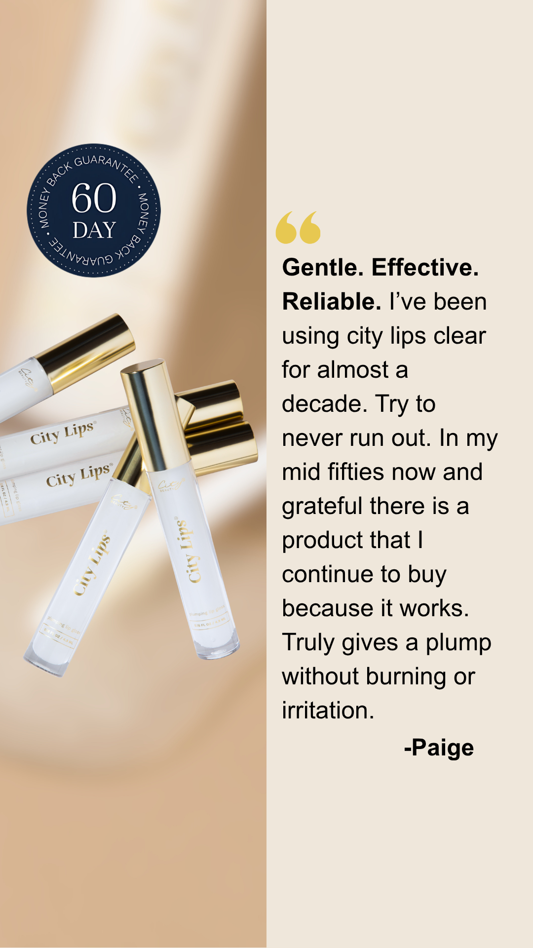 City Beauty Facebook ad