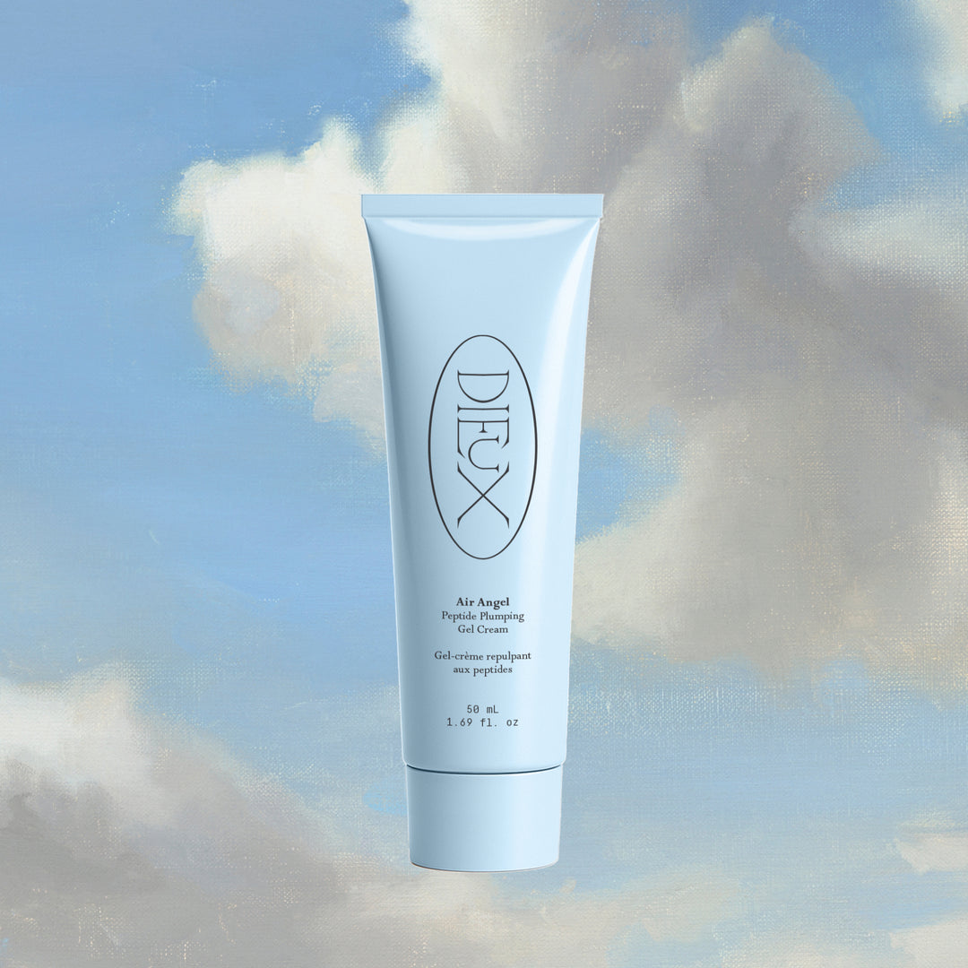 Dieux Facebook ad: Clinically-backed skincare by an award-winning chemist.