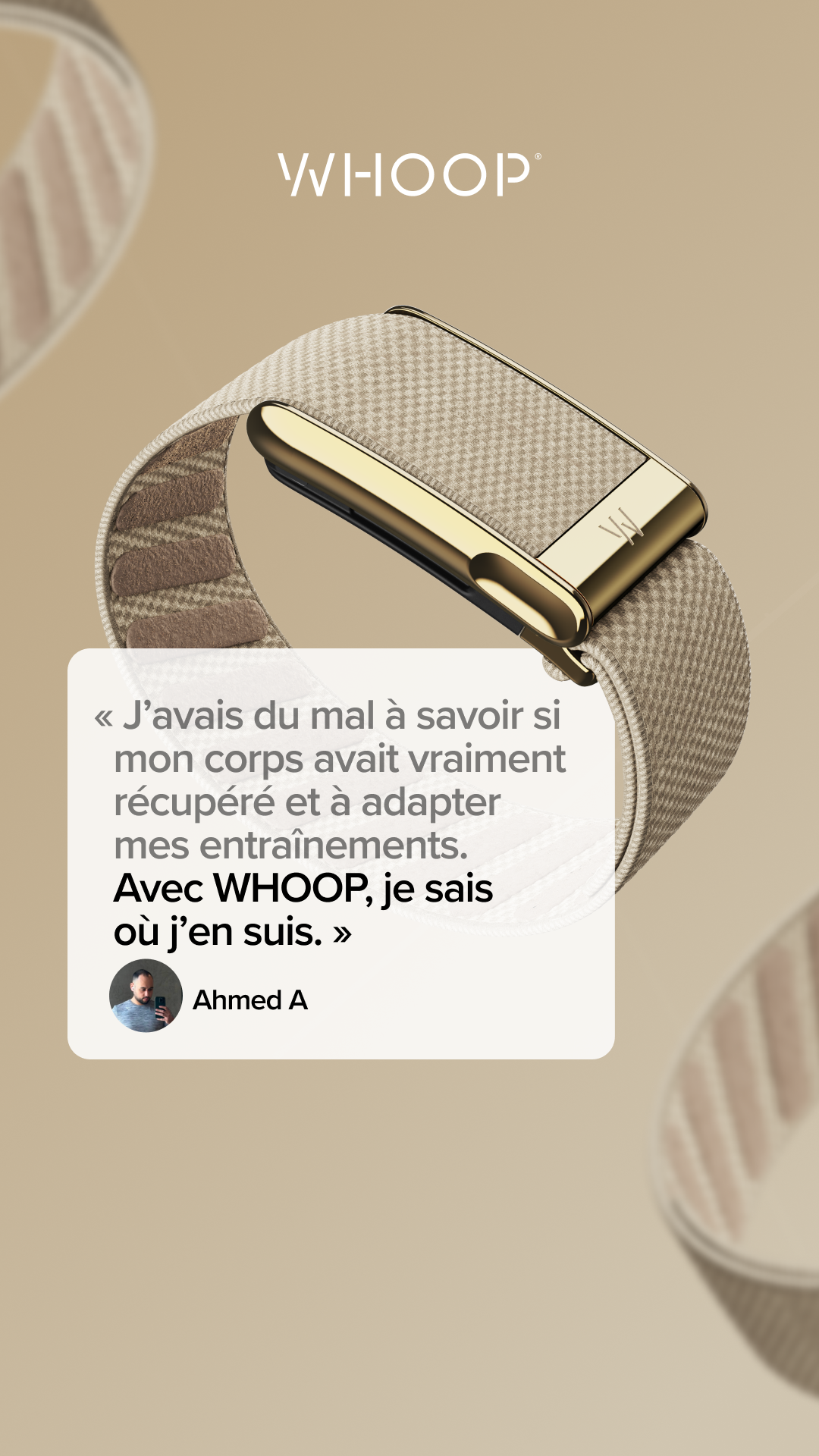 WHOOP Facebook ad