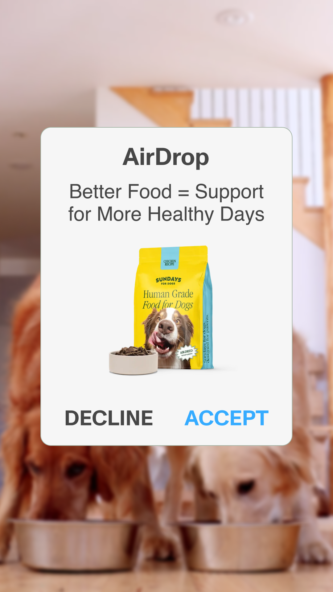 Sundays Facebook ad