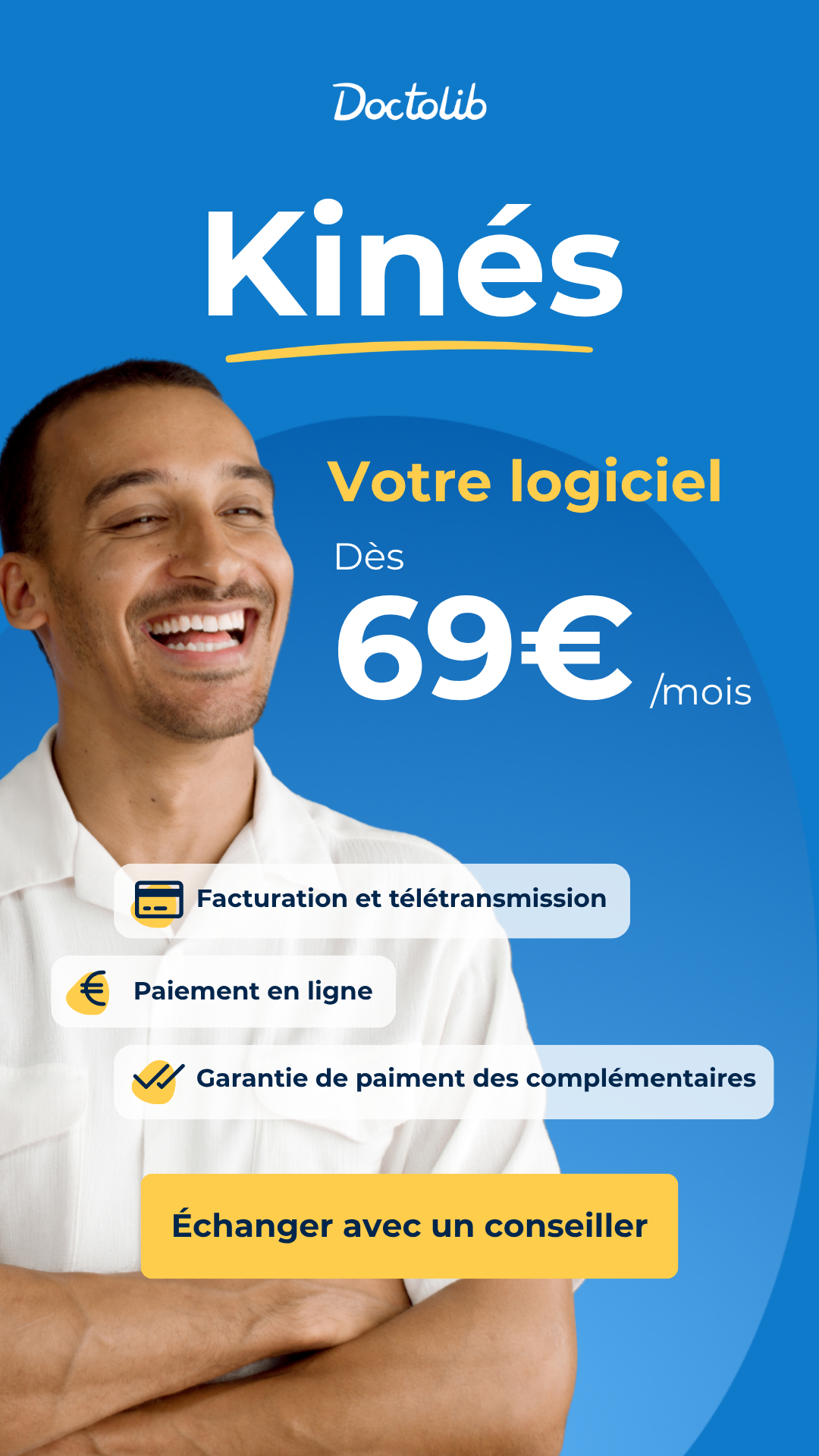 Doctolib Pro Facebook ad: Doctolib, autofinancé dès le premier mois