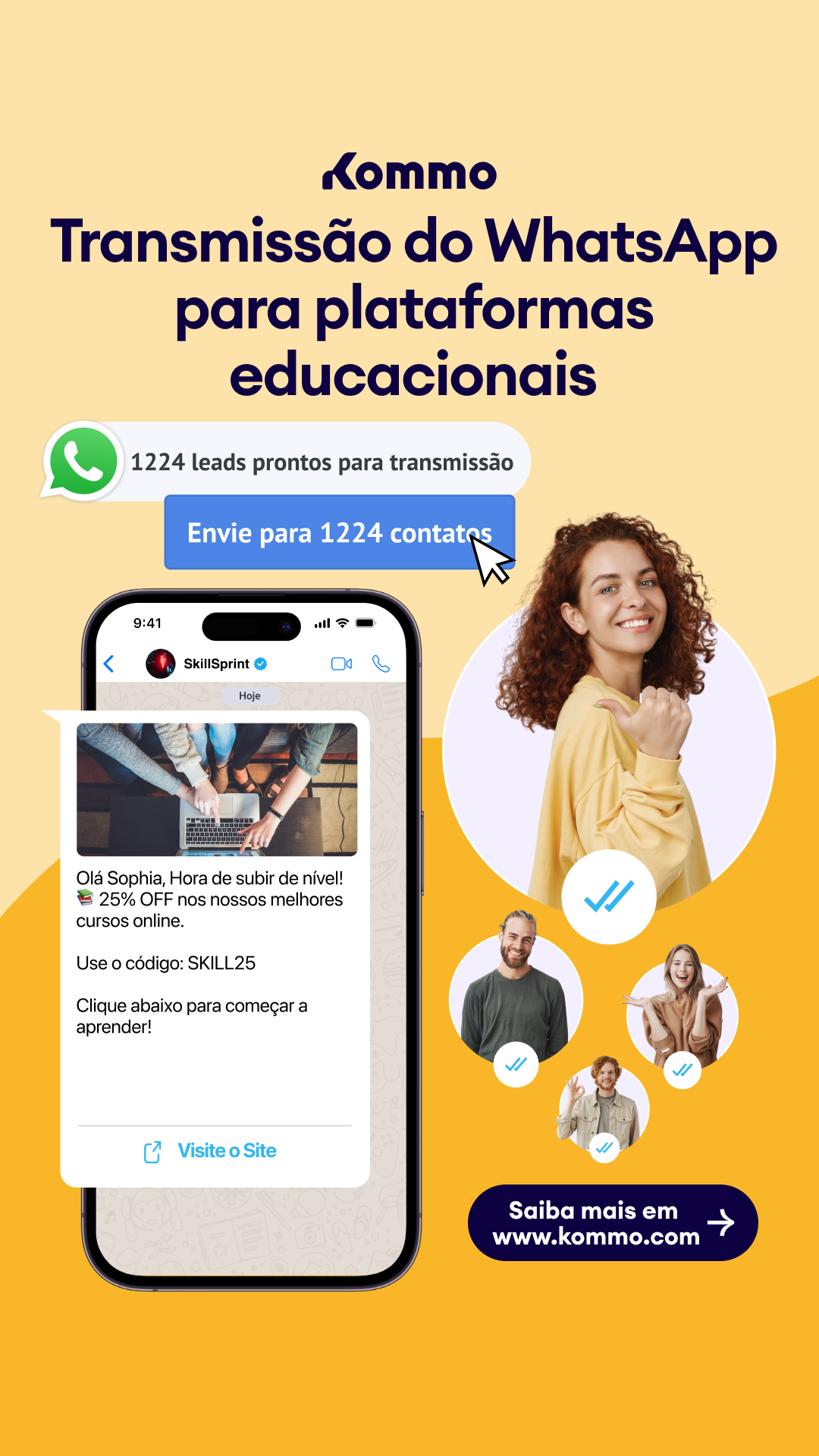 Kommo Brasil Facebook ad