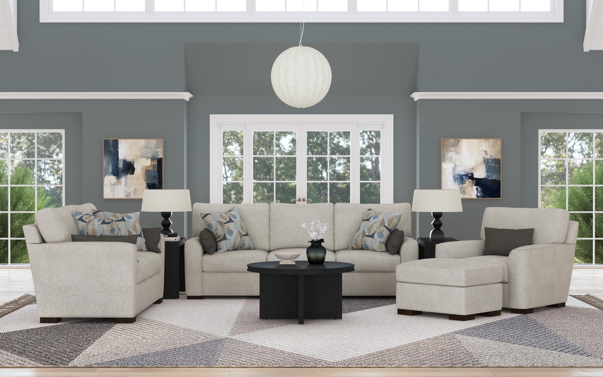 Baumgartner's Furniture Facebook ad: Save BIG on comfort & style!