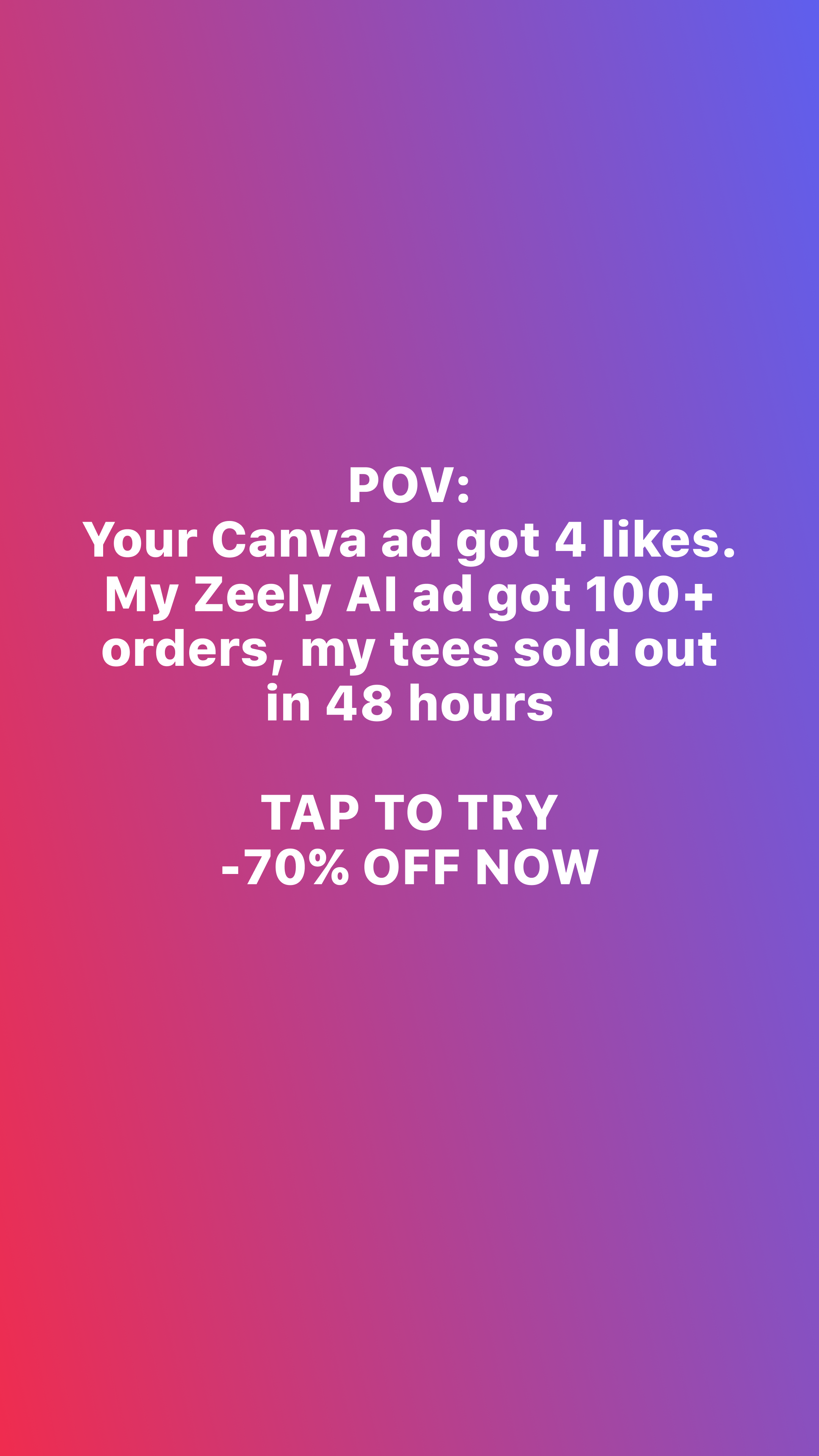 Zeely Facebook ad