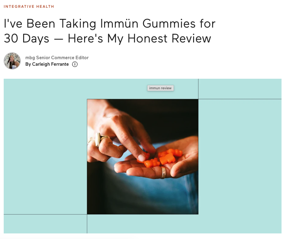 mindbodygreen Facebook ad