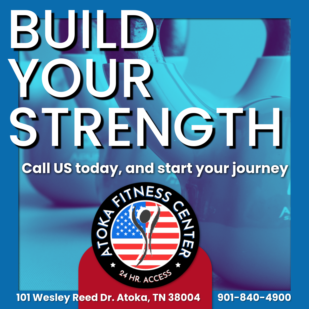 Atoka Fitness Center Facebook ad: Use Code ENROLLMENTFREE