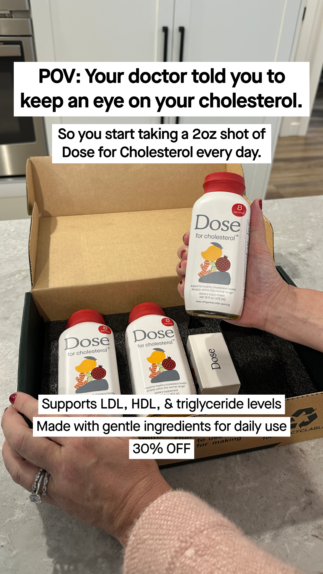 Dose for Cholesterol Facebook ad