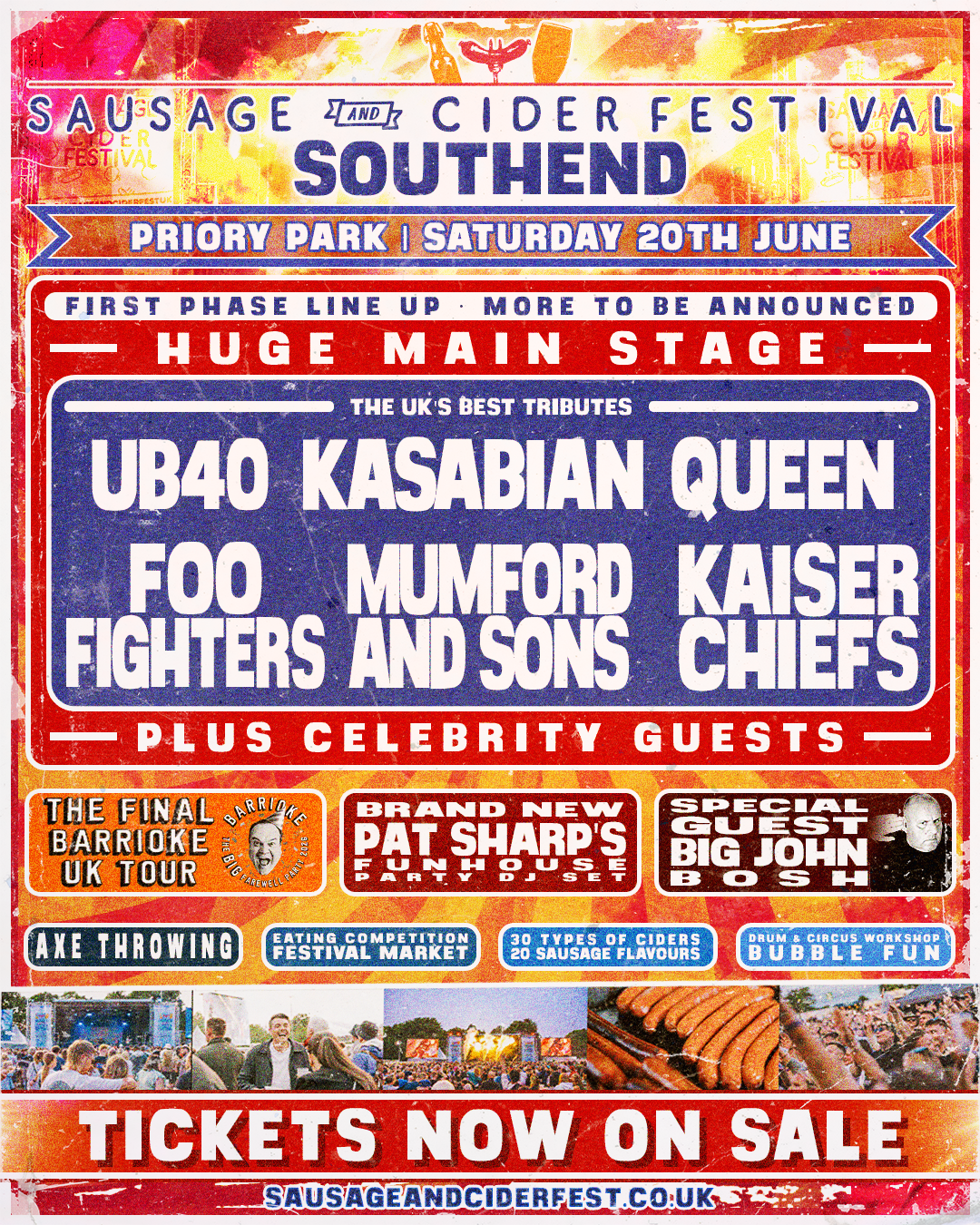 Sausage & Cider Festival - Southend Facebook ad from May 8, 2026