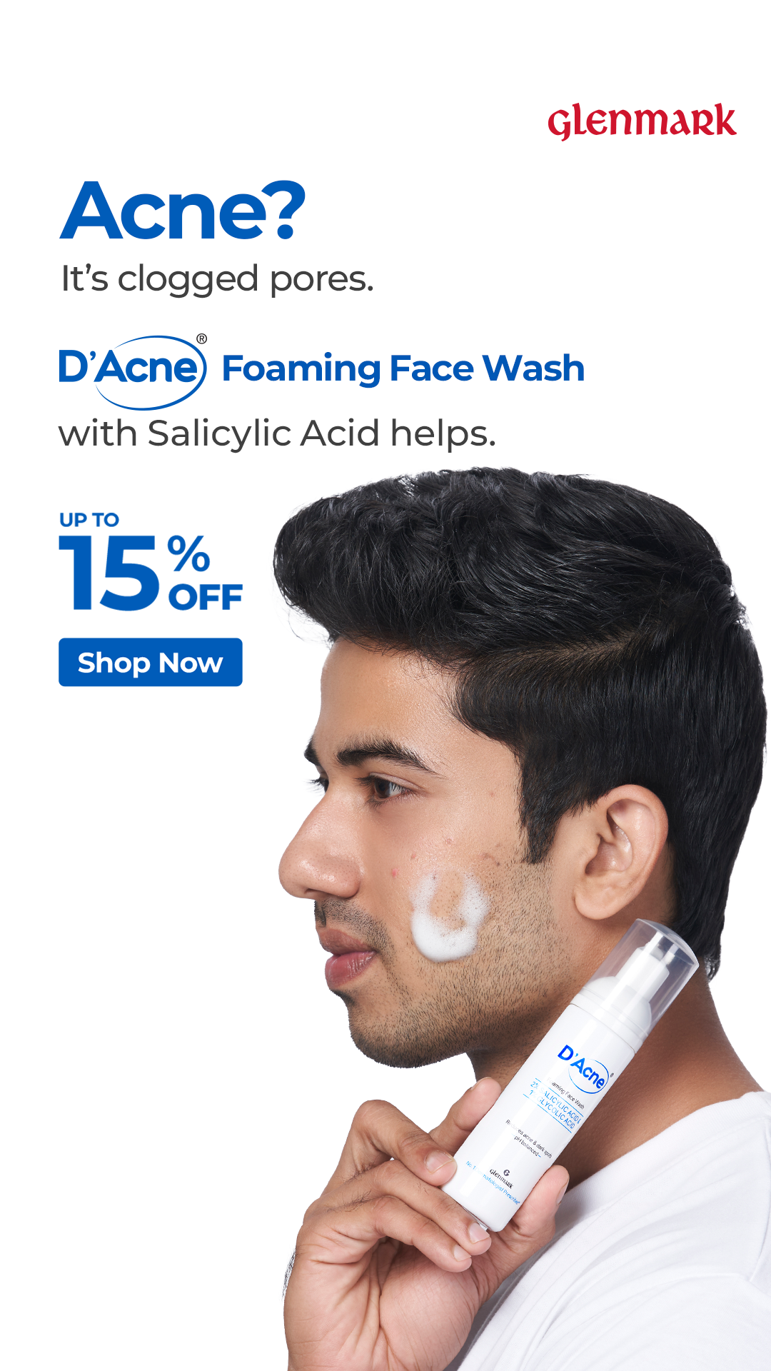 D'Acne by Glenmark Facebook ad from Mar 6, 2026