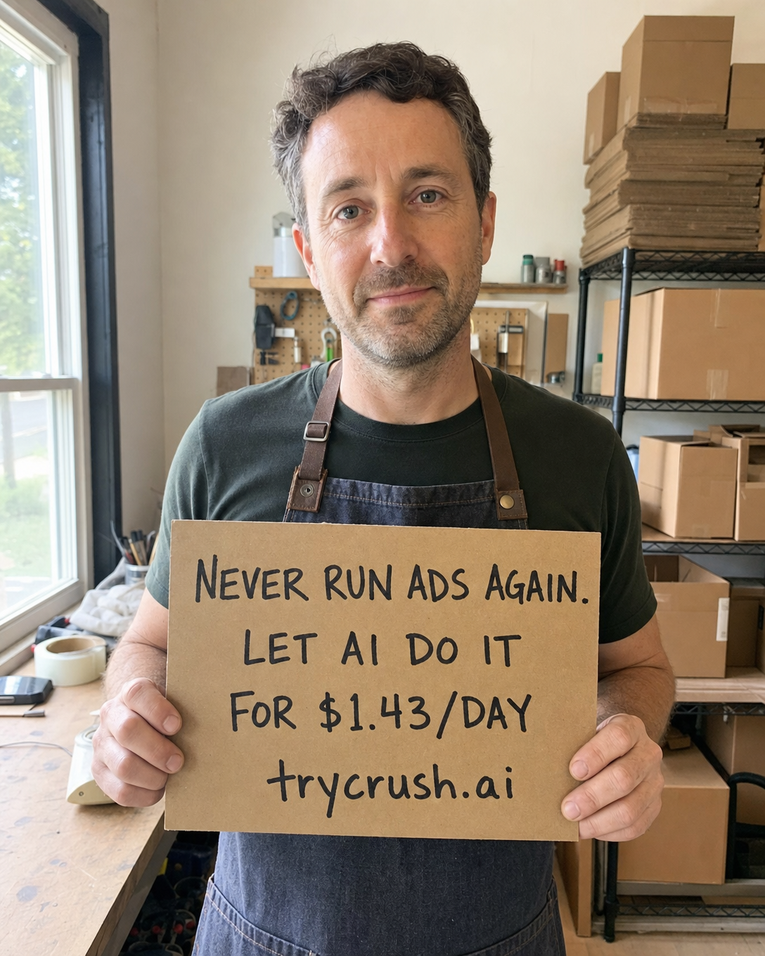 trycrush.ai Facebook ad