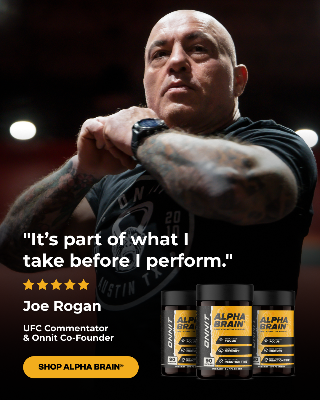 Onnit Facebook ad: Refine Your Flow State