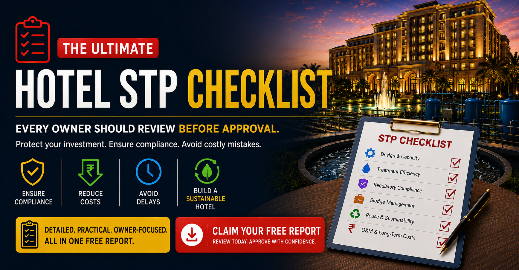 Mentor Water Experts Pvt.Ltd. Facebook ad: Don't Approve Your Hotel STP Until You Read This.
