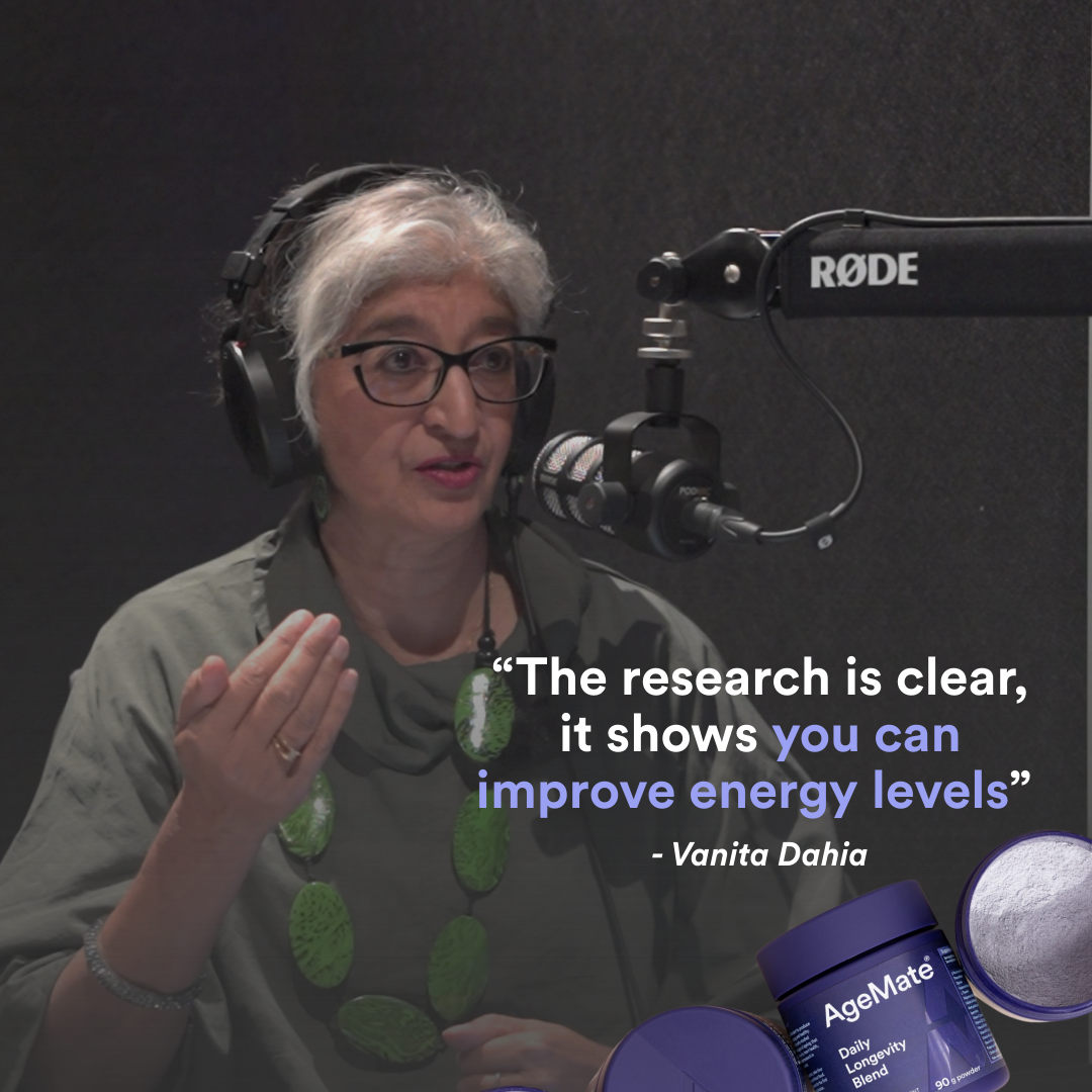 Healthy Ageing Podcast Facebook ad