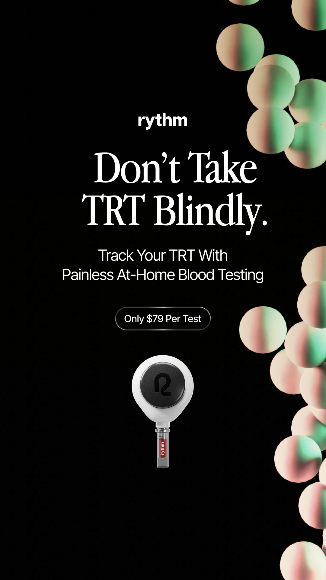Rythm Health Facebook ad