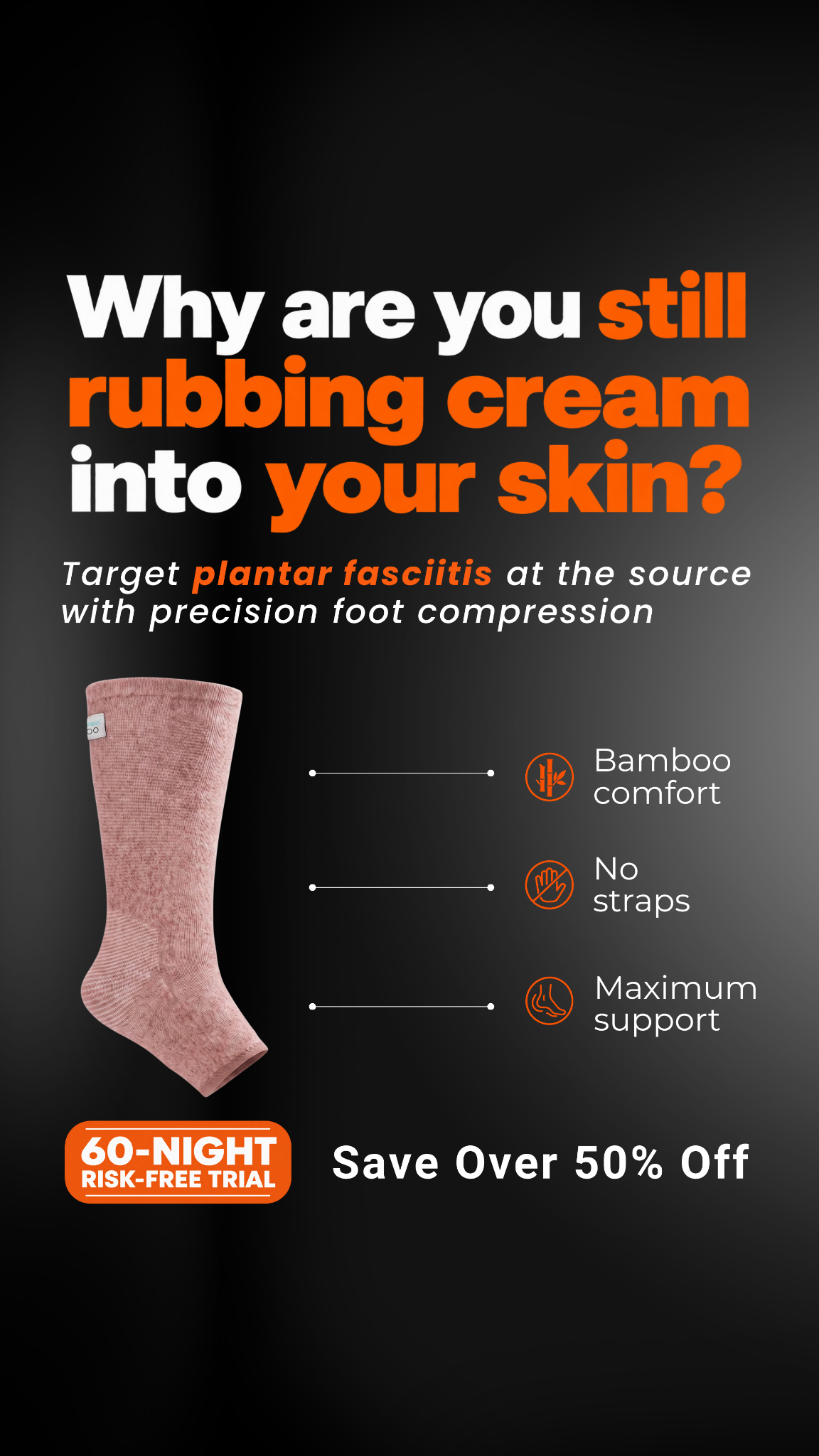 The Modern Facebook ad: combat foot neuropathy while sleeping [NEW product]