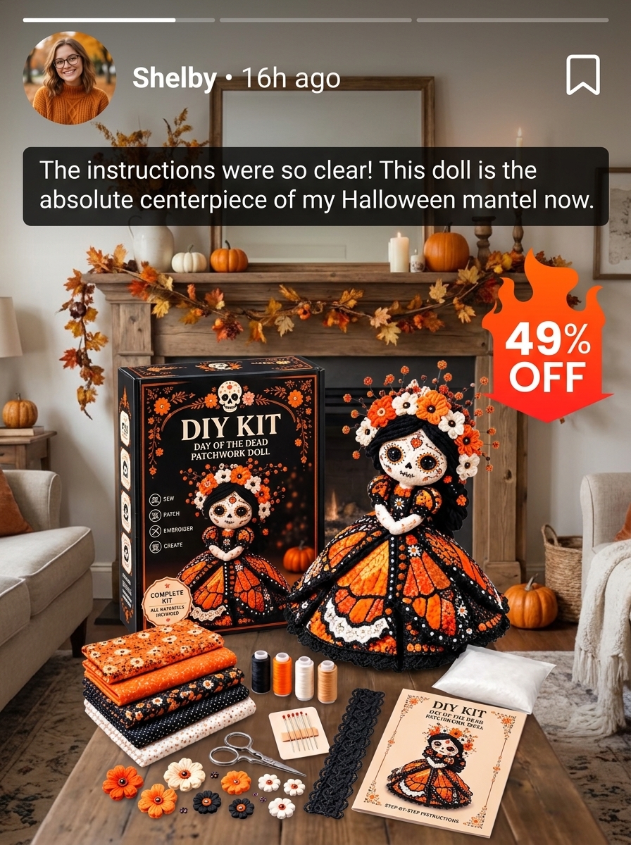 Rowginsco Facebook ad: You love Halloween decor but hate the cheap…