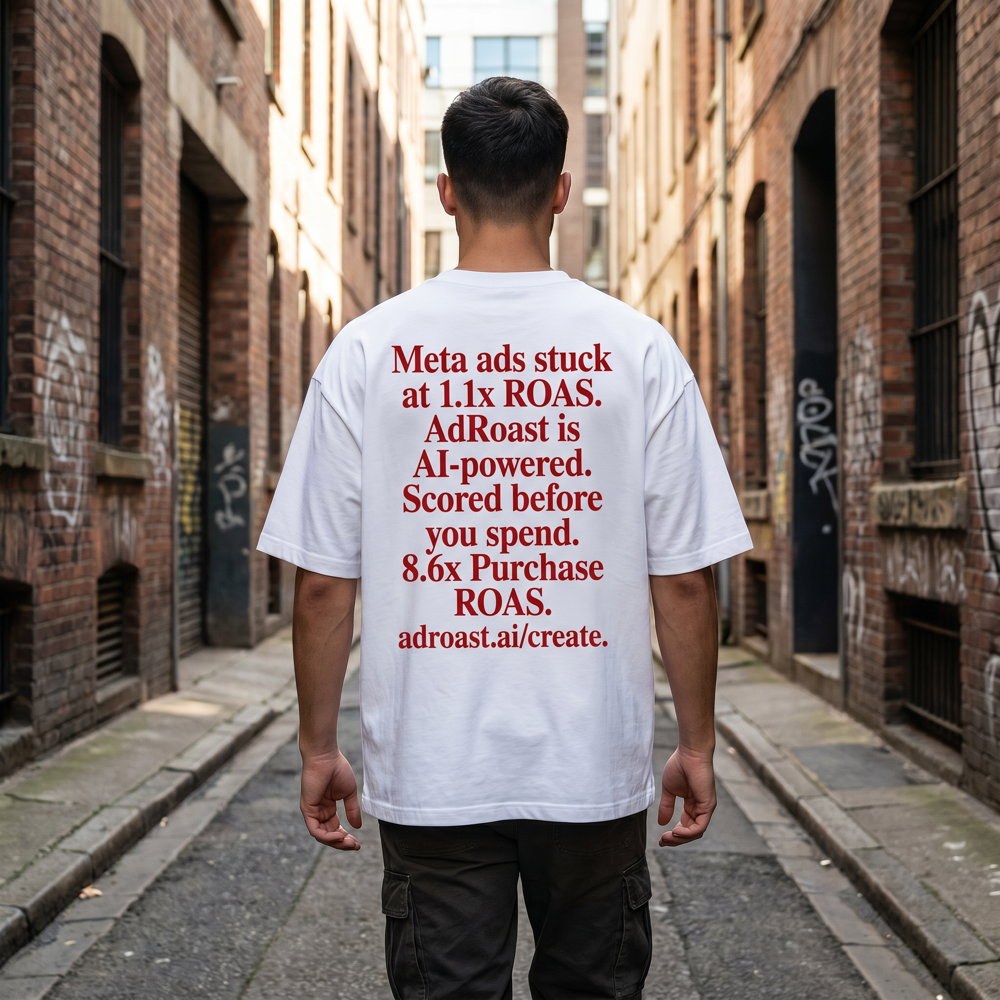 AdRoast.ai Facebook ad