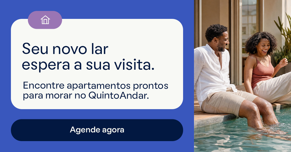 QuintoAndar Facebook ad: Agende sua visita hoje