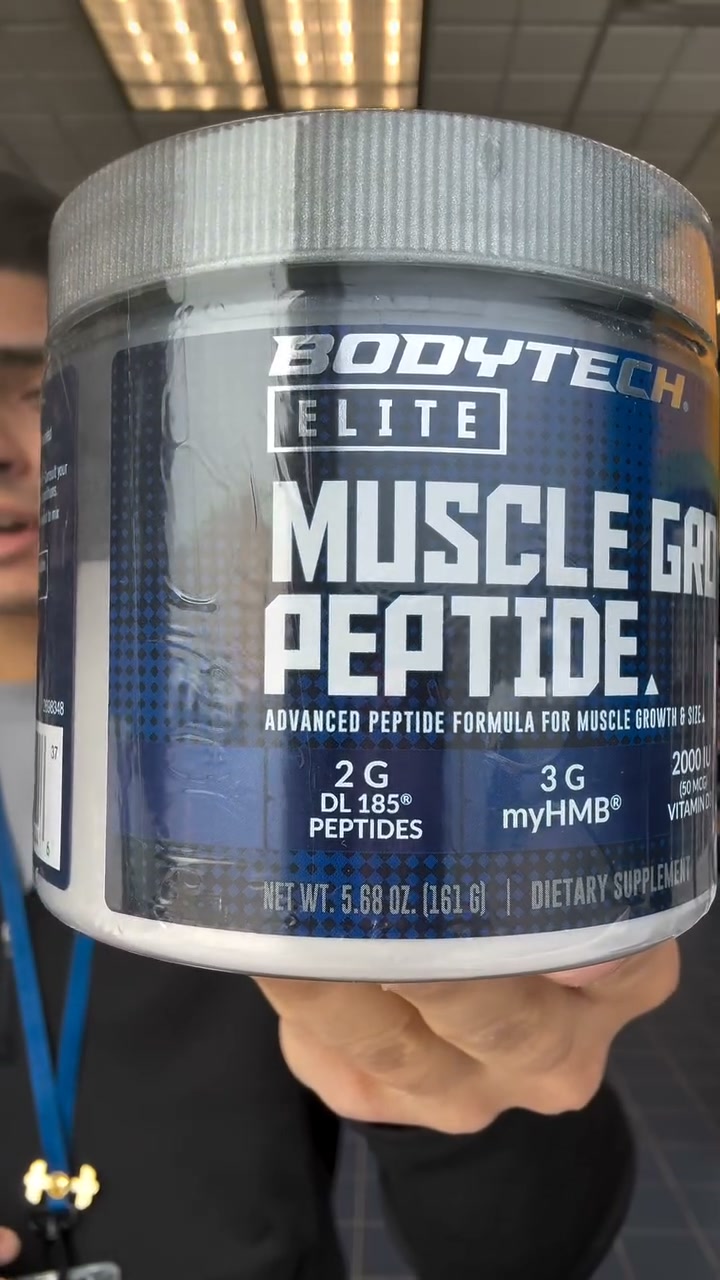 The Vitamin Shoppe Facebook ad: BodyTech Elite Muscle Growth Peptide