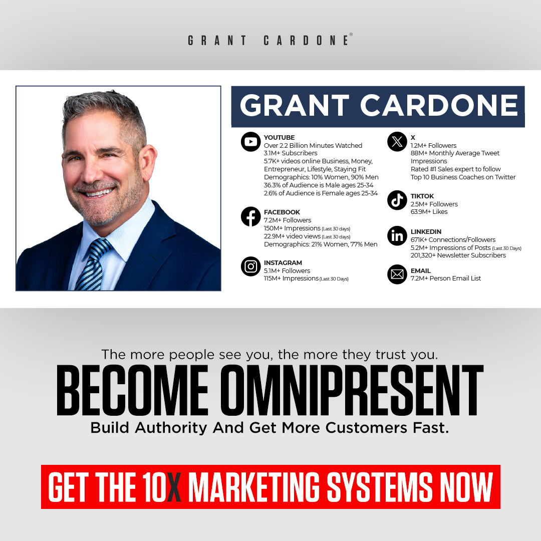 Grant Cardone Facebook ad
