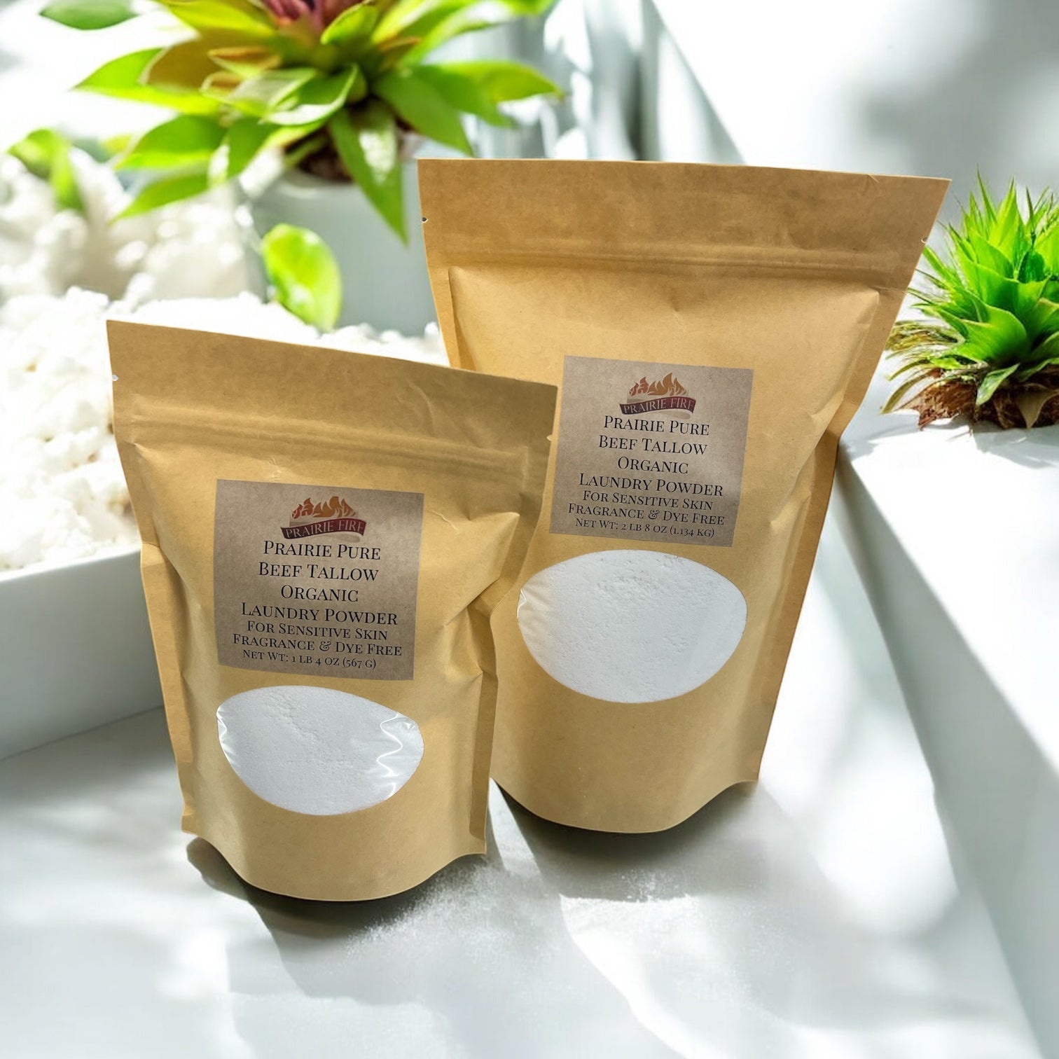 Prairie Fire Tallow, Candles, & Lavender Facebook ad: Beef Tallow Organic Laundry Detergent Soap Powder - Made…
