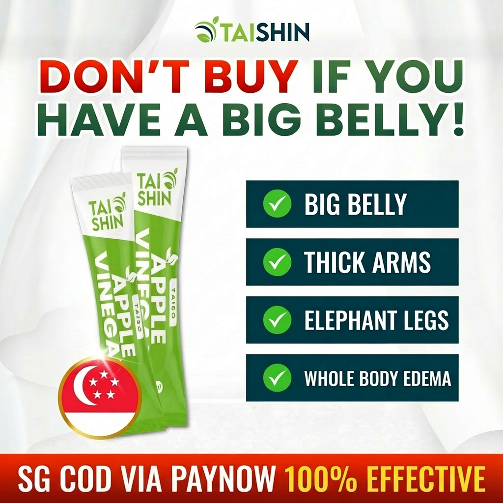 TAISO 有机瘦身醋 SG Facebook ad: Don't Buy if you have A BIG BELLY! -->