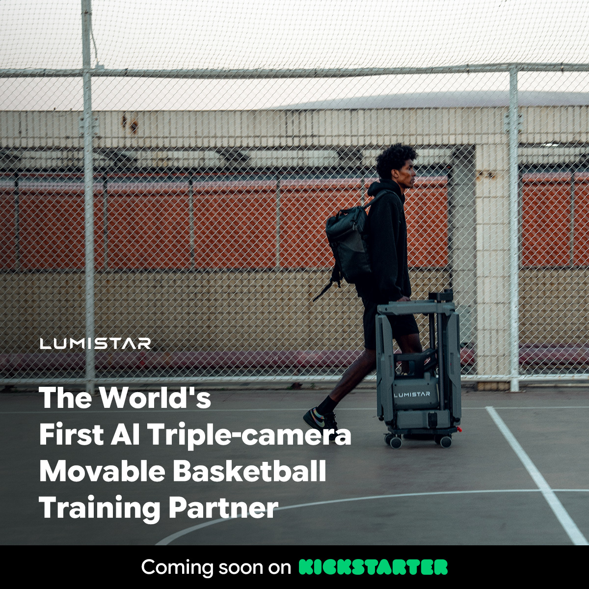 Lumistar Global Facebook ad: The World’s First AI Triple-Camera Basketball Shooting…
